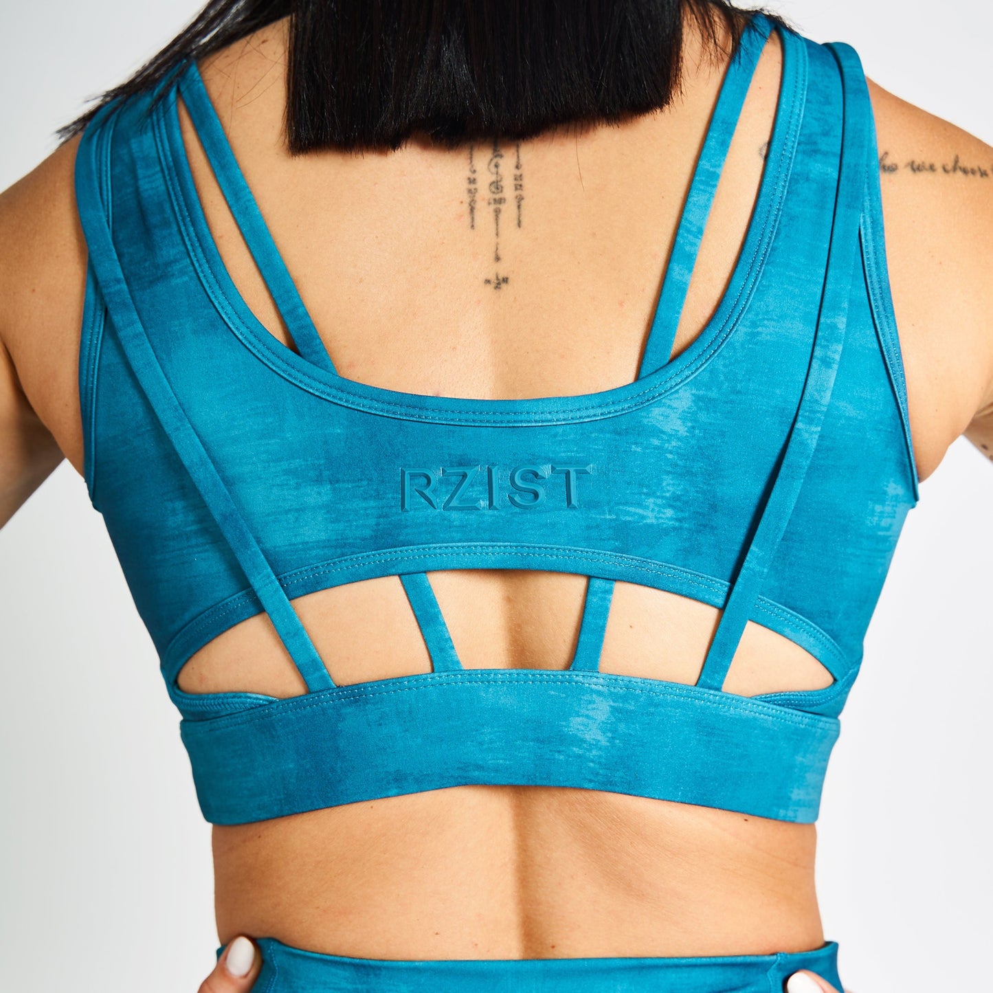 Sports Bra For Women's Workout RZIST Teal Bra - RZIST