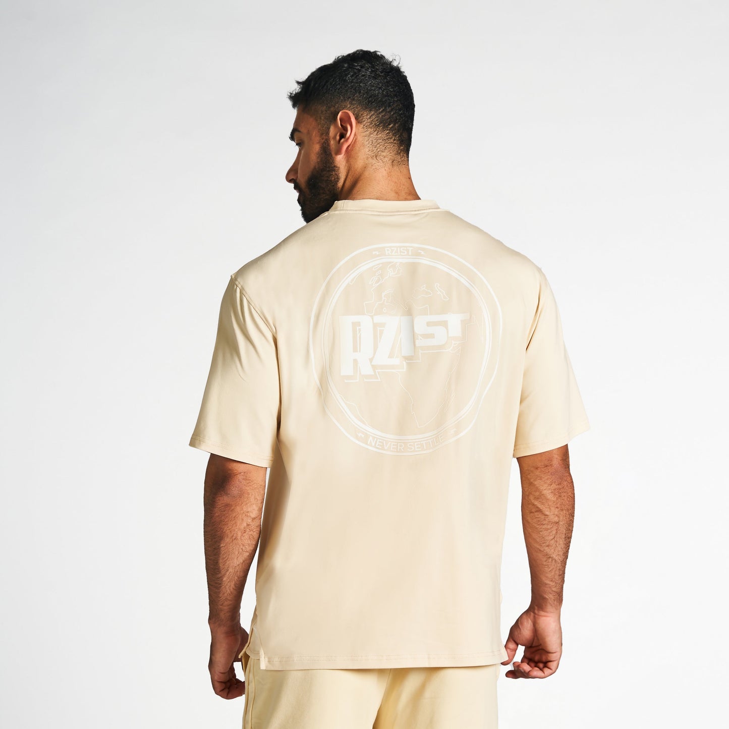 T-shirt for Men’s Drop-Shoulder RZIST Macadamia T-Shirt - RZIST