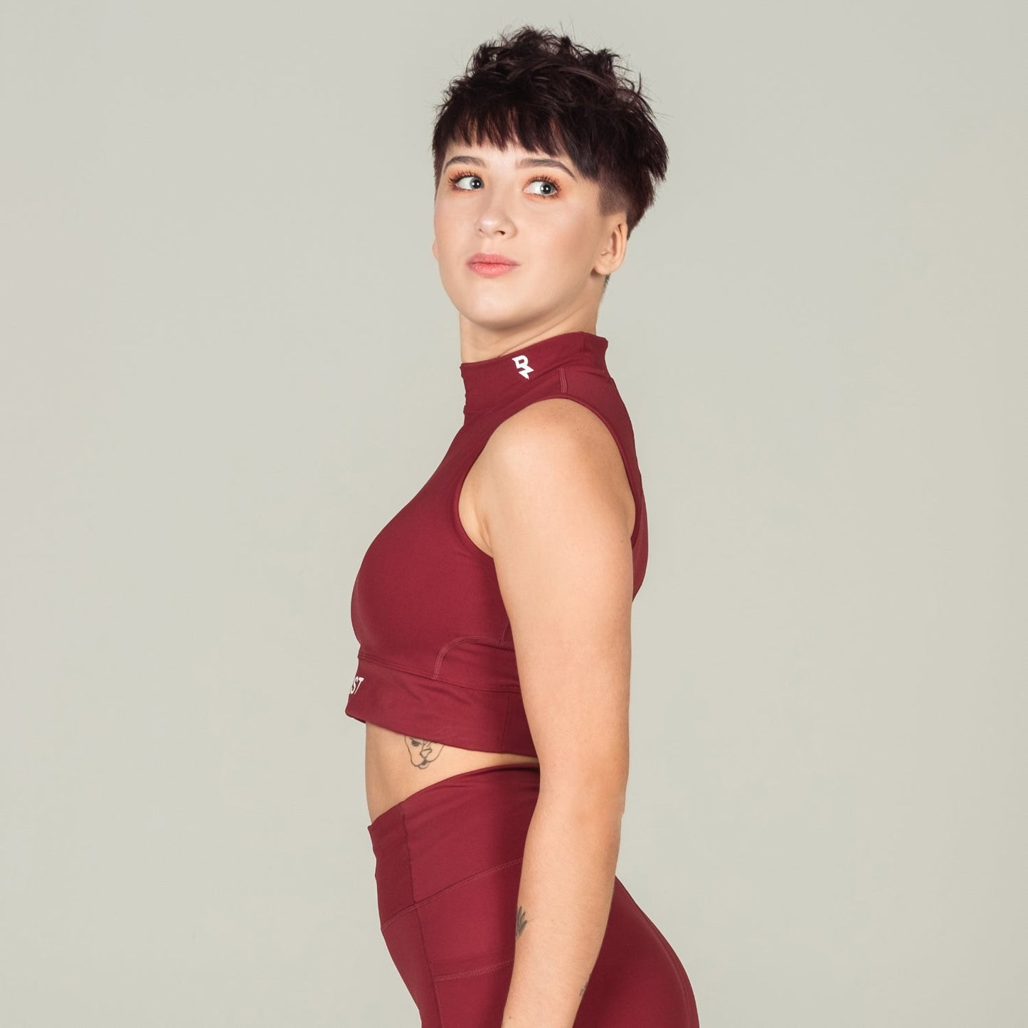 Maroon Sport Bra - RZIST