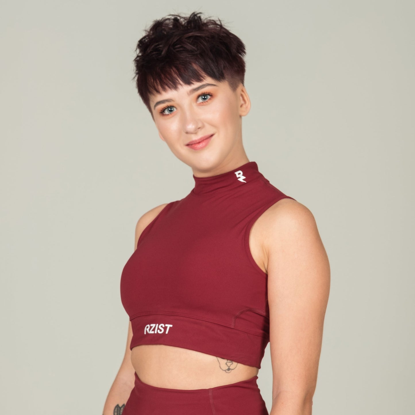 Maroon Sport Bra - RZIST