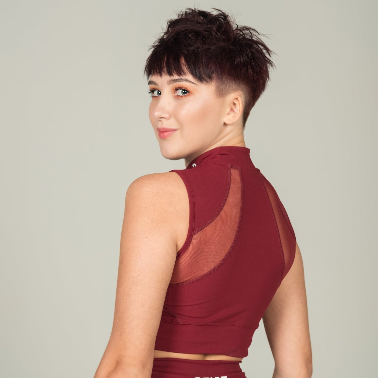Maroon Sport Bra - RZIST
