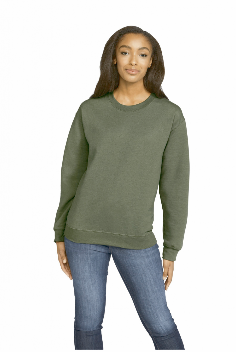 Sweater ronde hals Midweight Softstyle