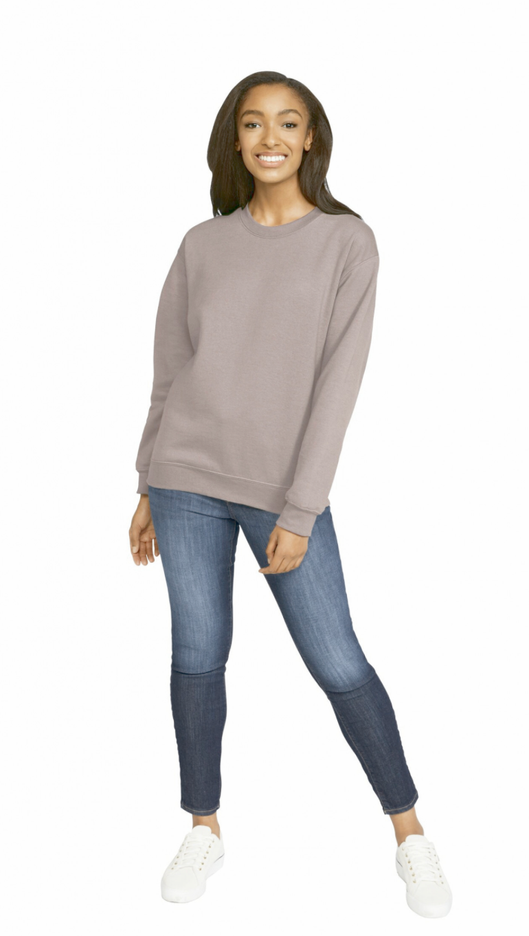 Sweater ronde hals Midweight Softstyle