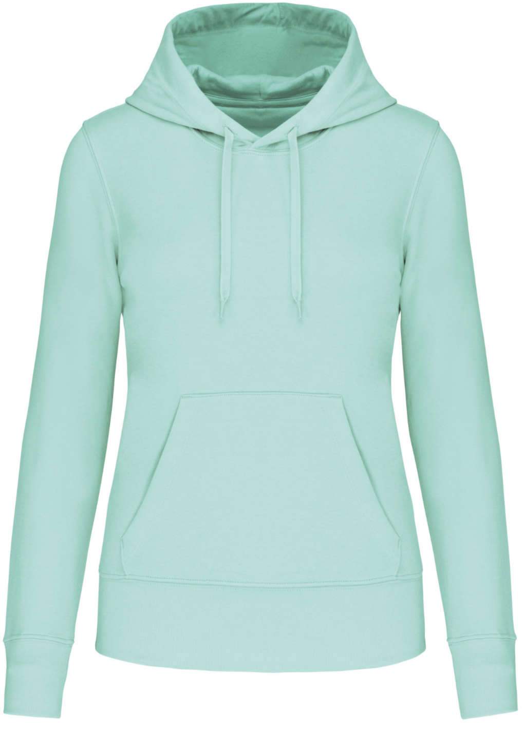 Ecologische damessweater met capuchon