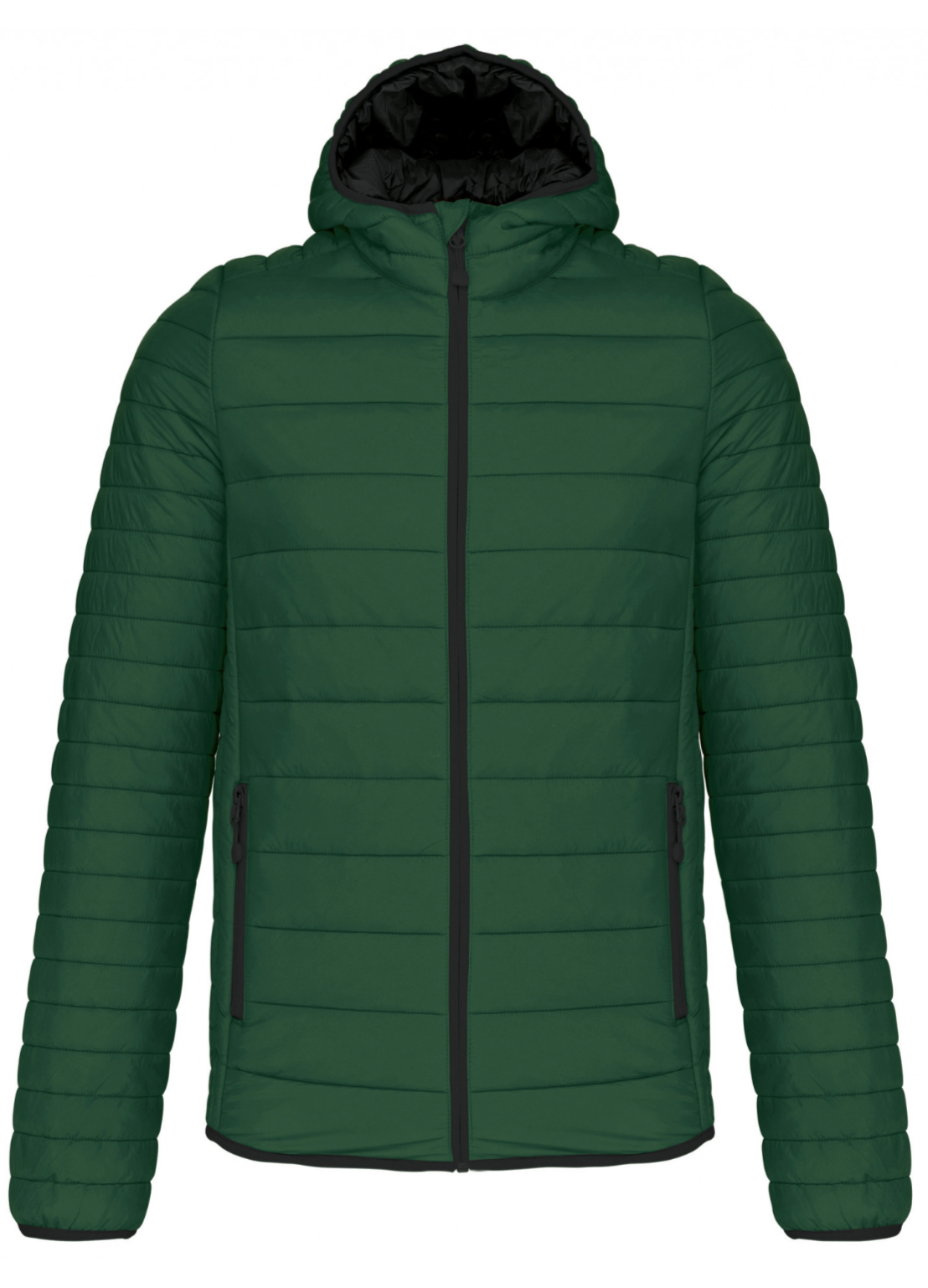 Men's lightweight hooded padded jacket