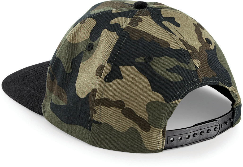 Snapback met camouflageprint