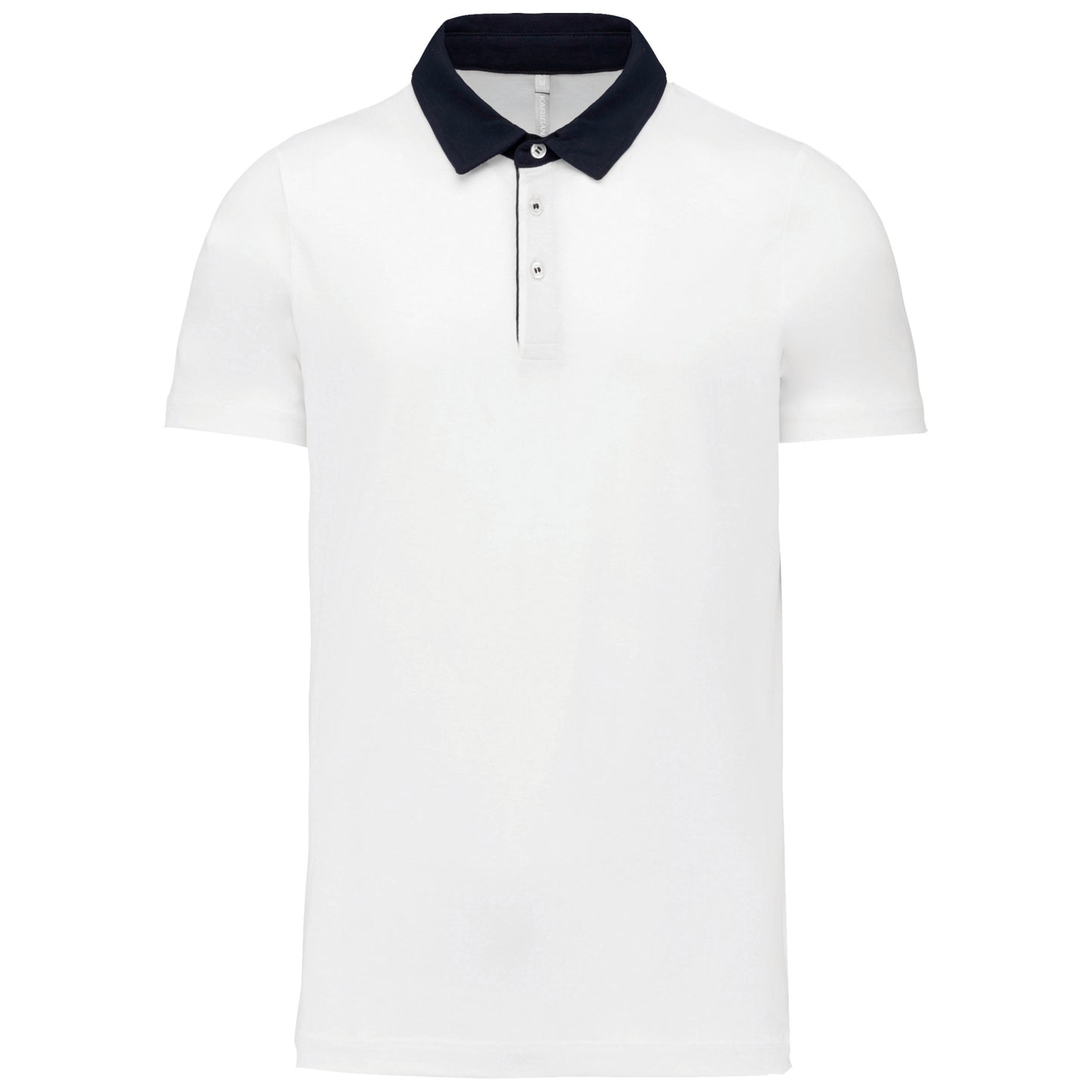 Tweekleurige herenpolo jersey