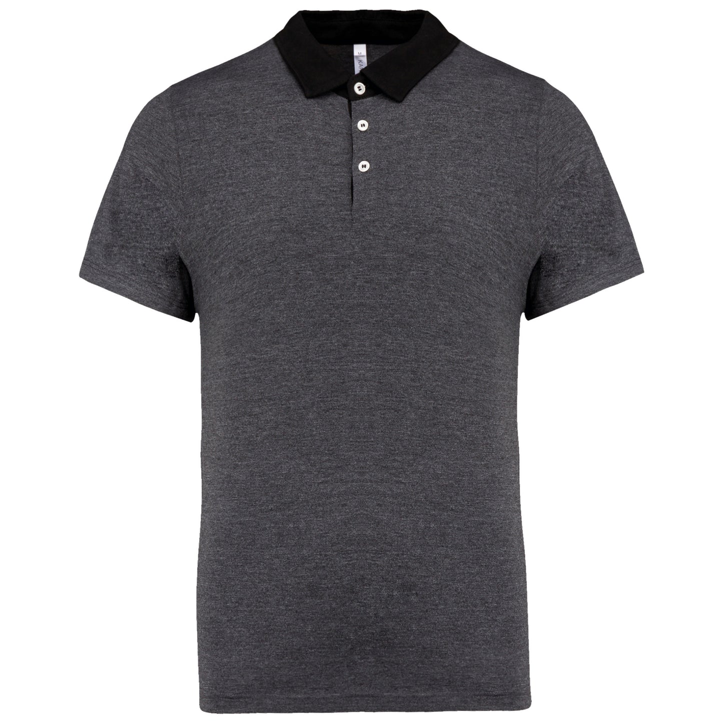 Tweekleurige herenpolo jersey