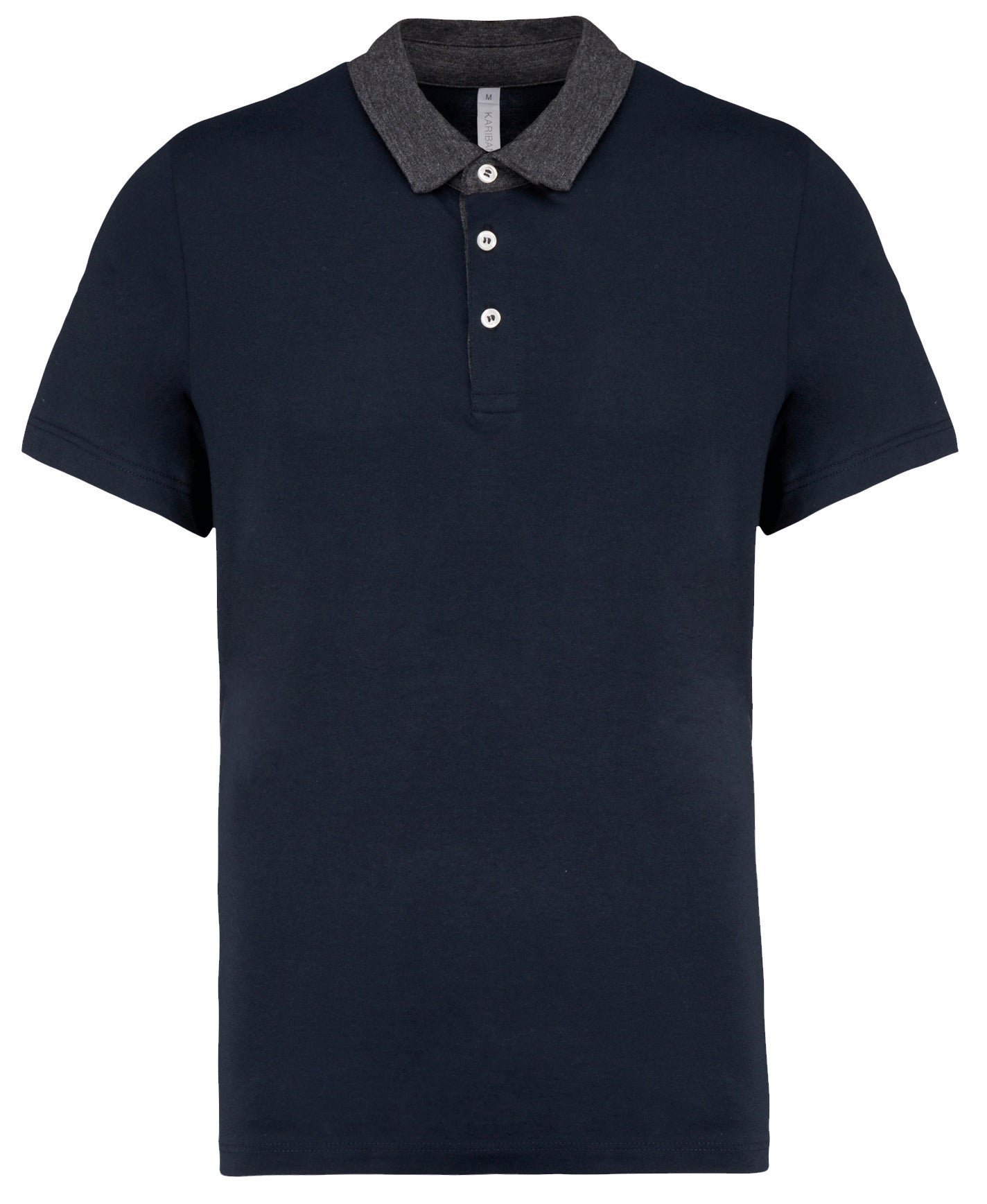 Tweekleurige herenpolo jersey