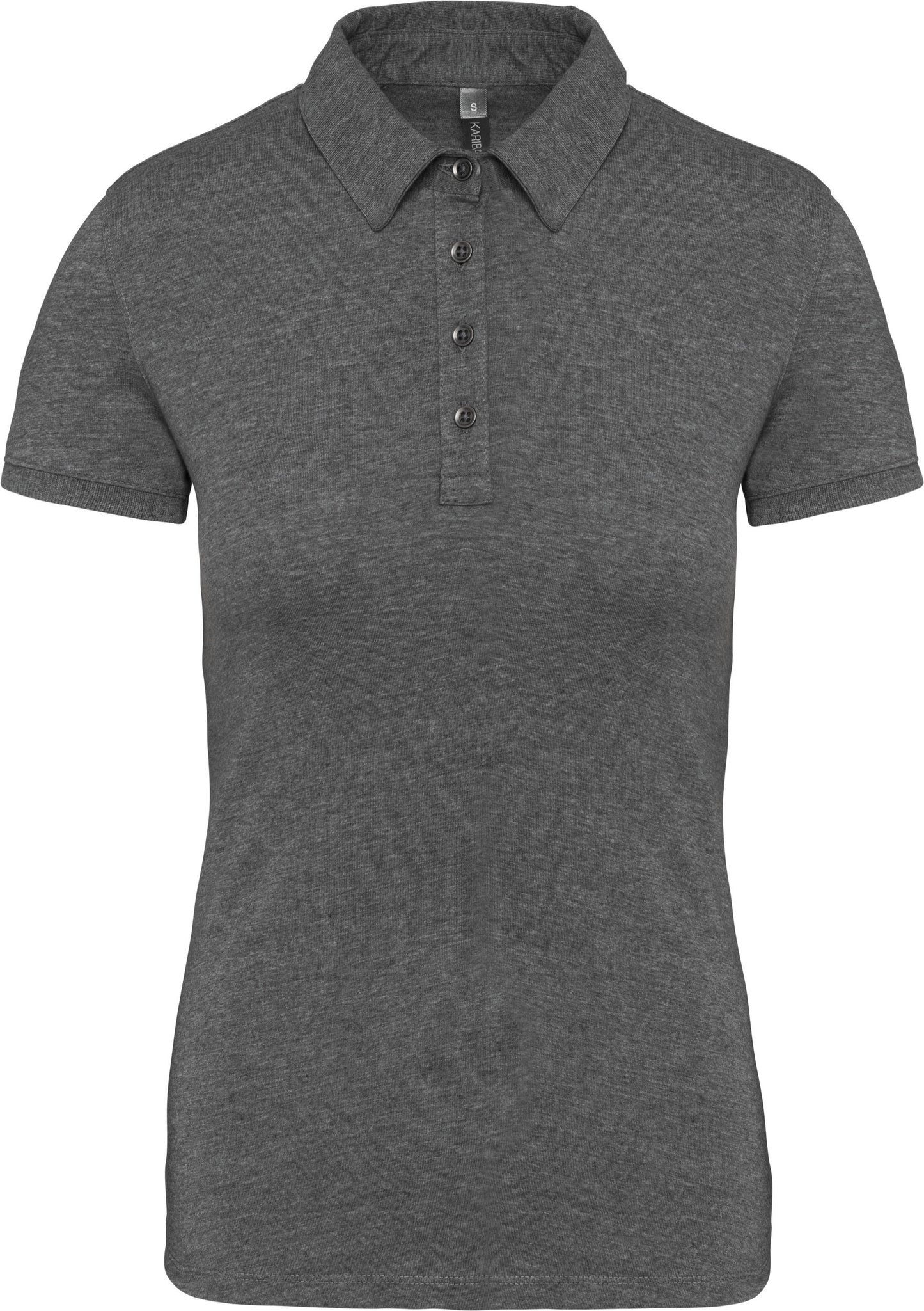 Damespolo korte mouwen van jersey
