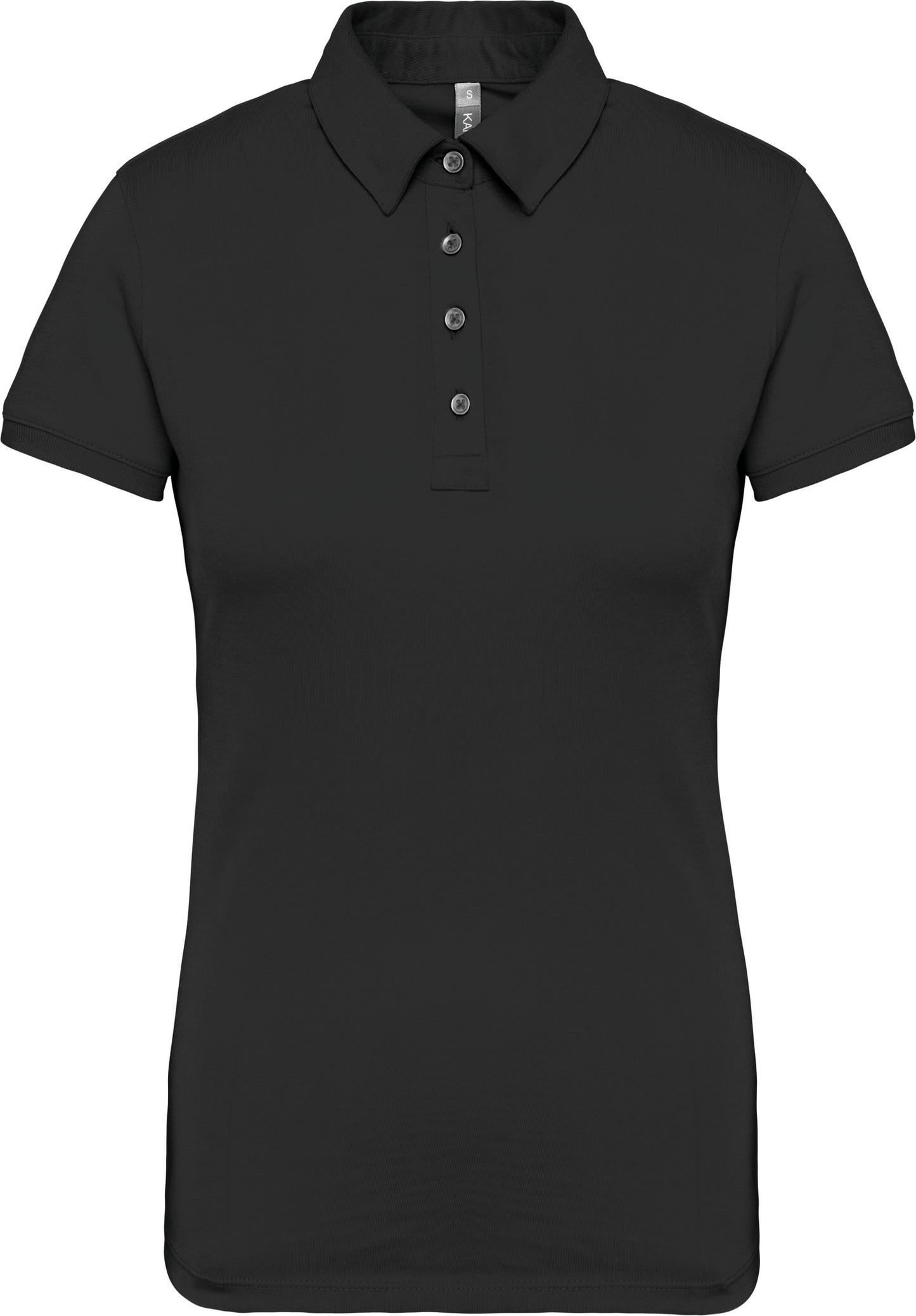 Damespolo korte mouwen van jersey