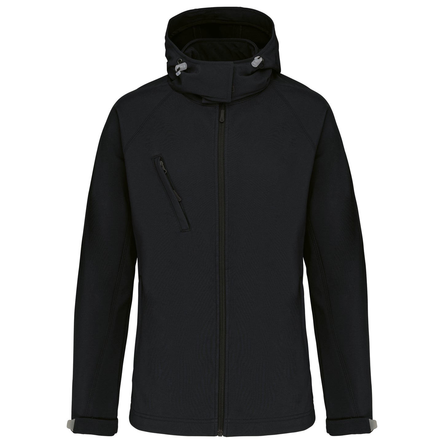 Dames softshell jas met afneembare capuchon