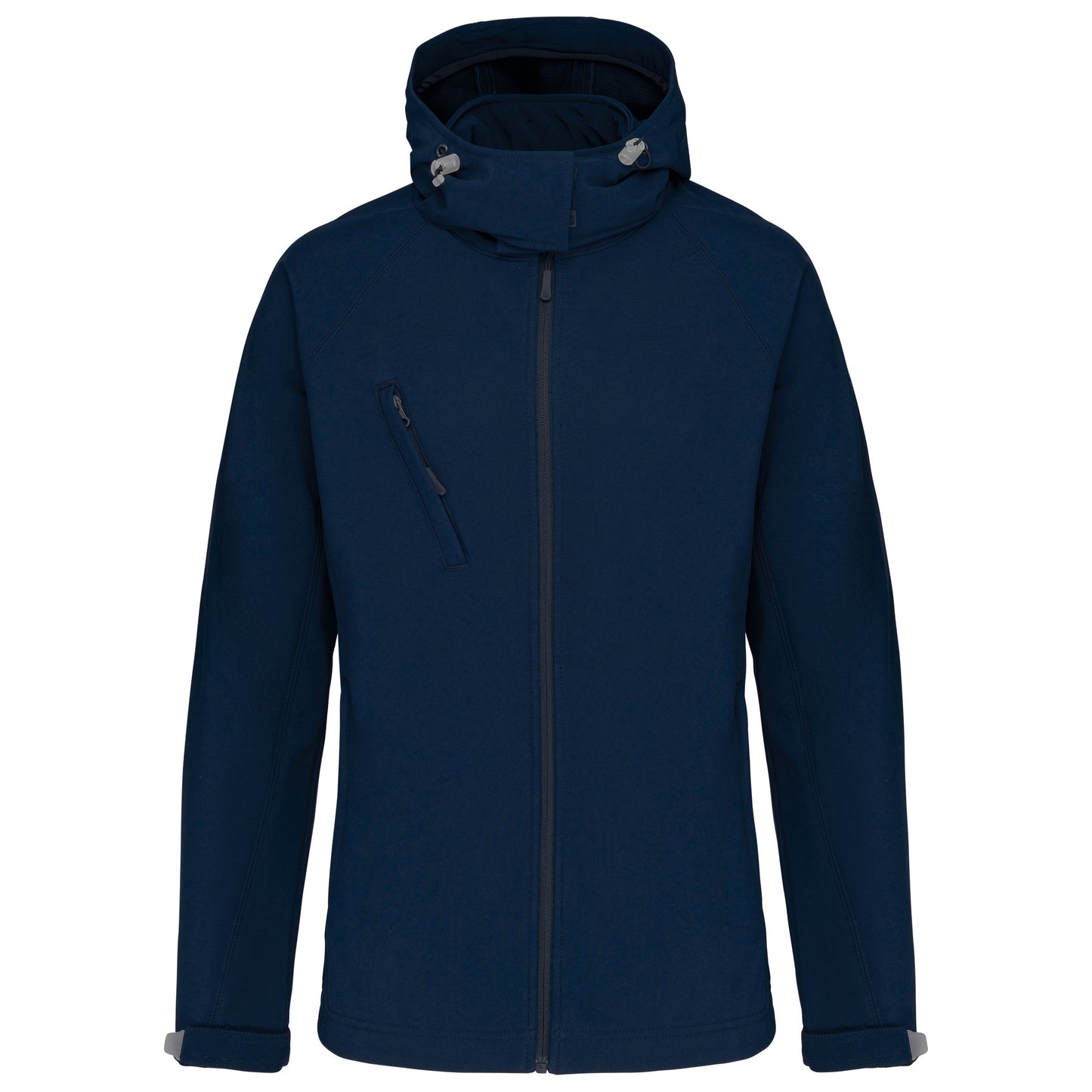 Dames softshell jas met afneembare capuchon