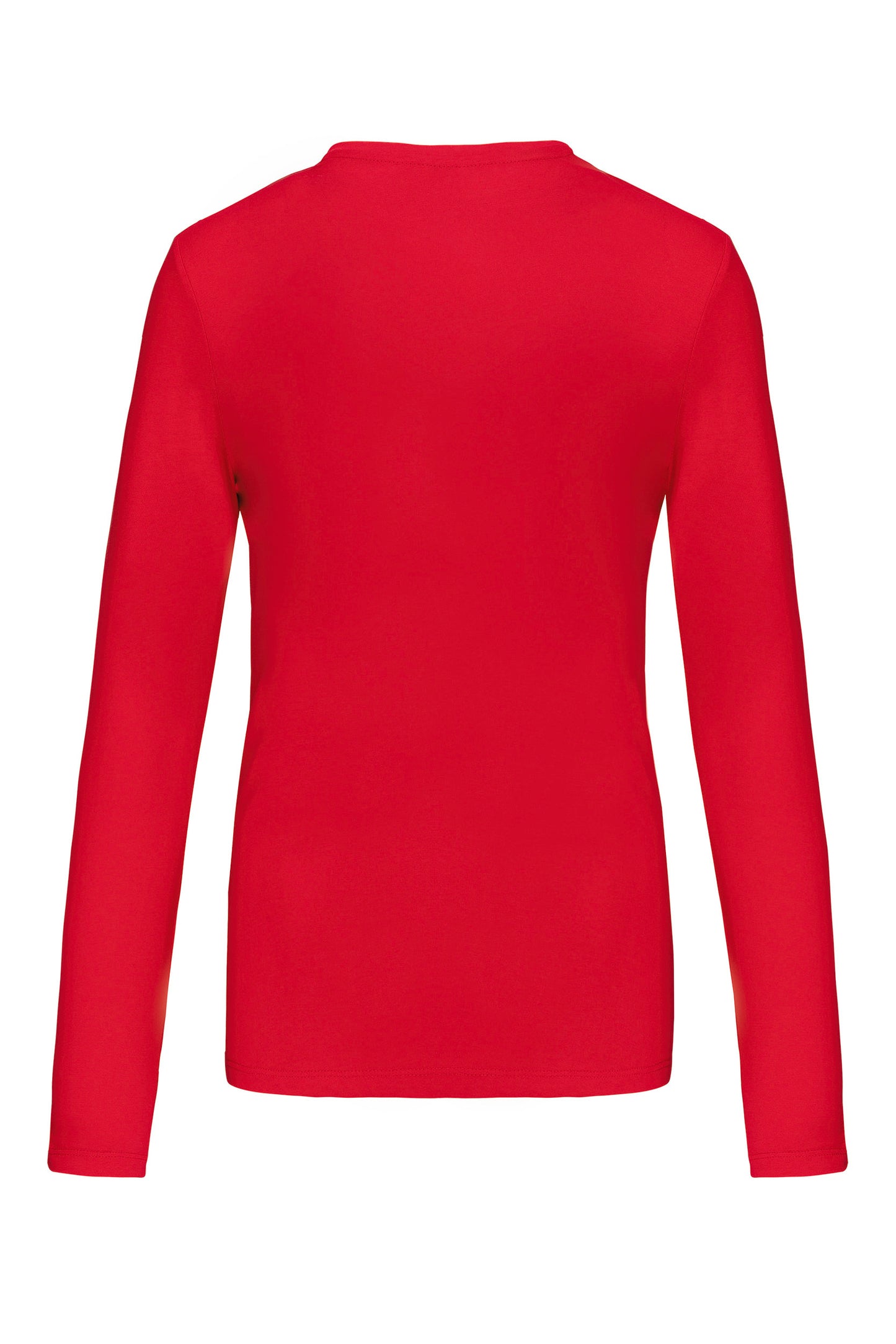 Dames T-shirt ronde hals lange mouwen