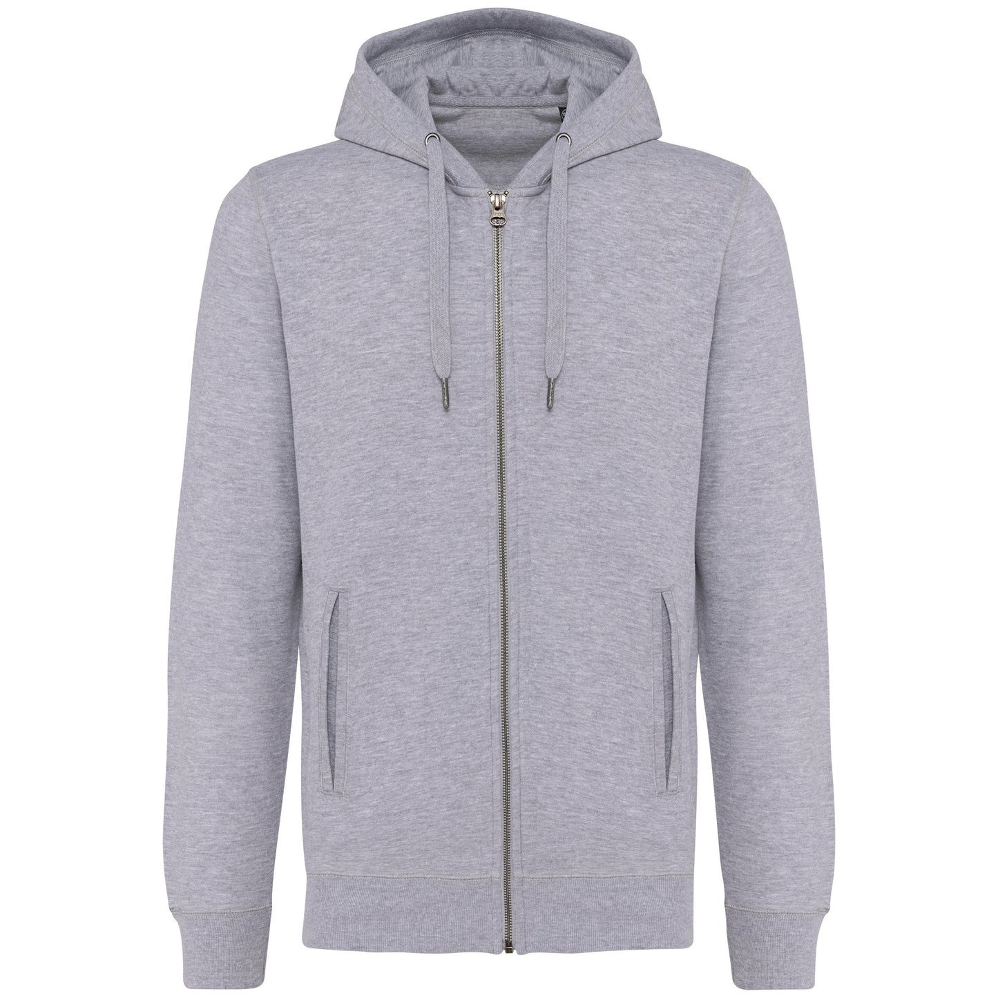 Ecologische uniseks sweater met capuchon en rits
