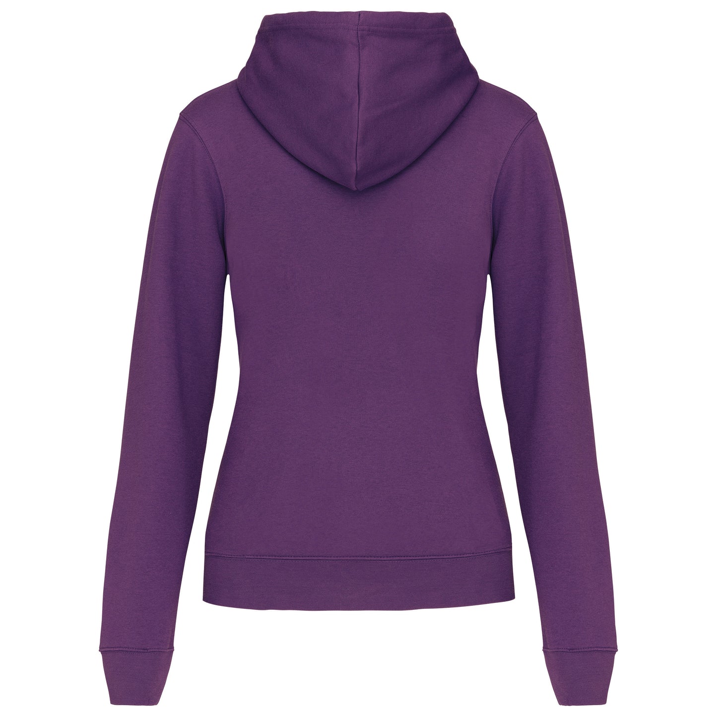Damessweater met capuchon in contrasterende kleur