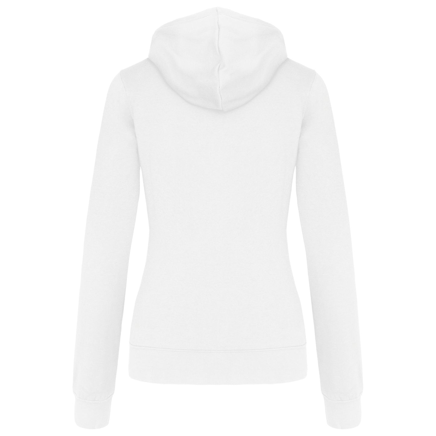 Damessweater met capuchon in contrasterende kleur