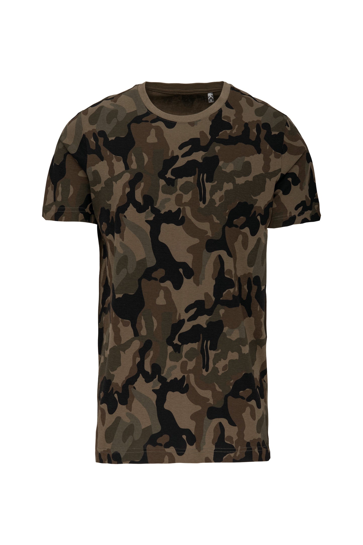 T-shirt camo korte mouwen