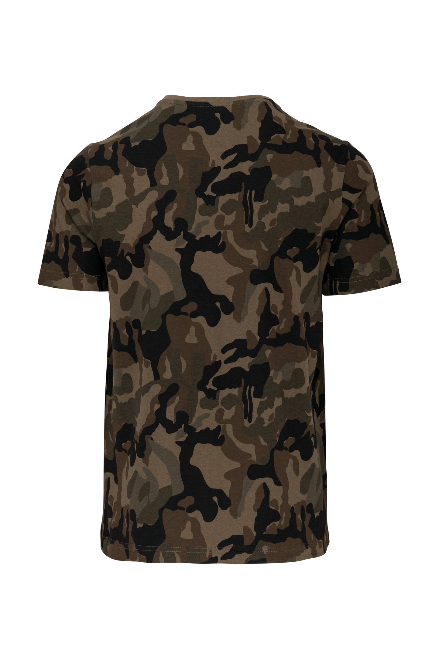 T-shirt camo korte mouwen