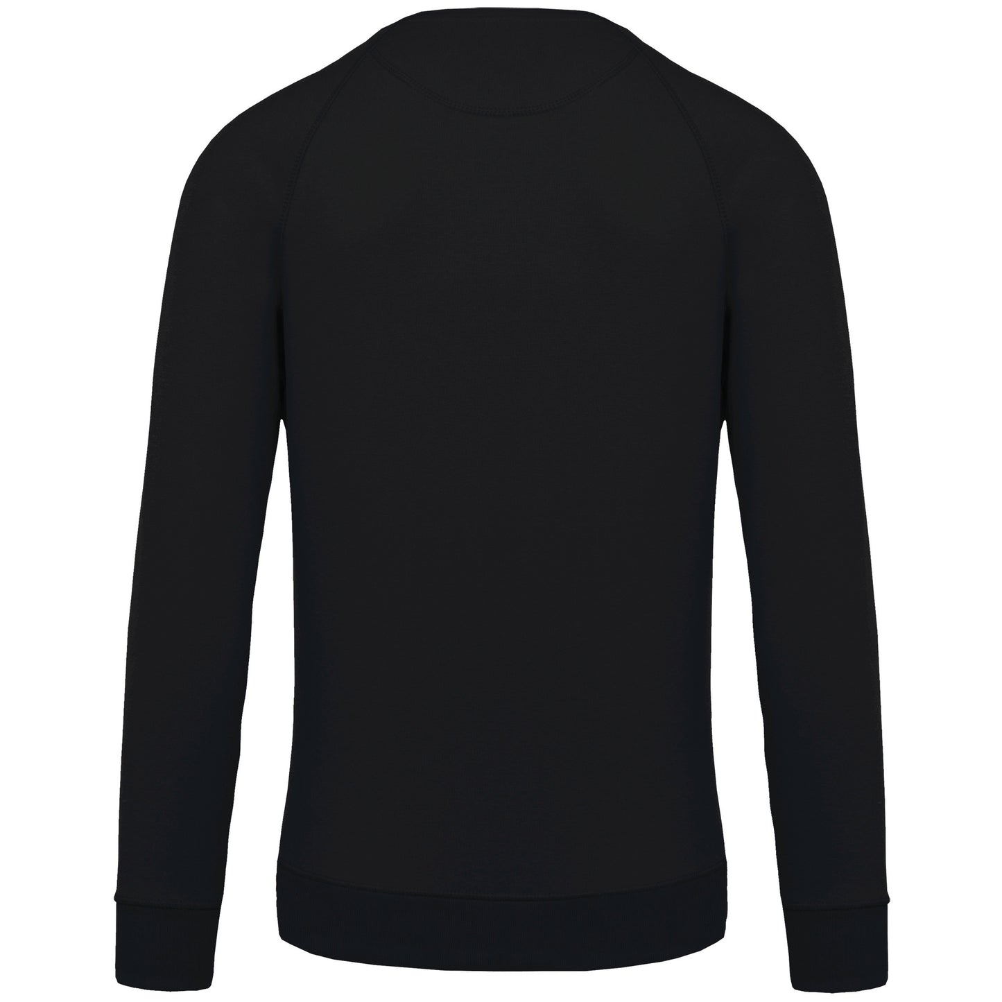 Herensweater BIO ronde hals raglanmouwen