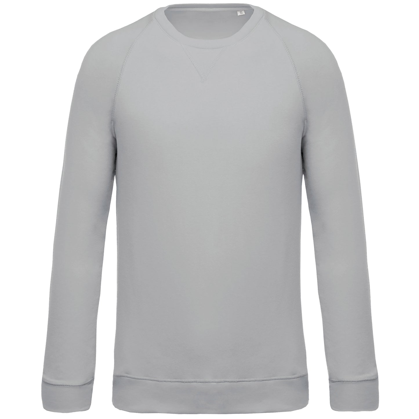 Herensweater BIO ronde hals raglanmouwen