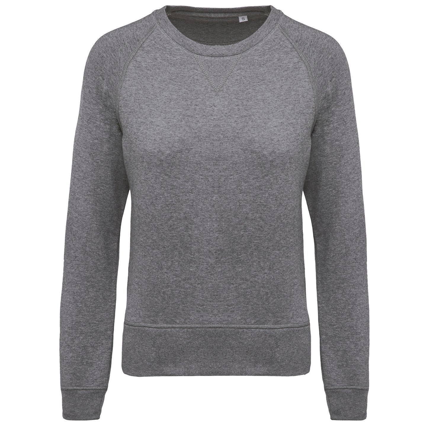 Damessweater BIO ronde hals raglanmouwen