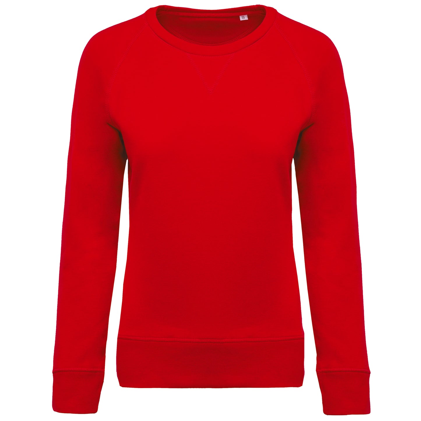 Damessweater BIO ronde hals raglanmouwen