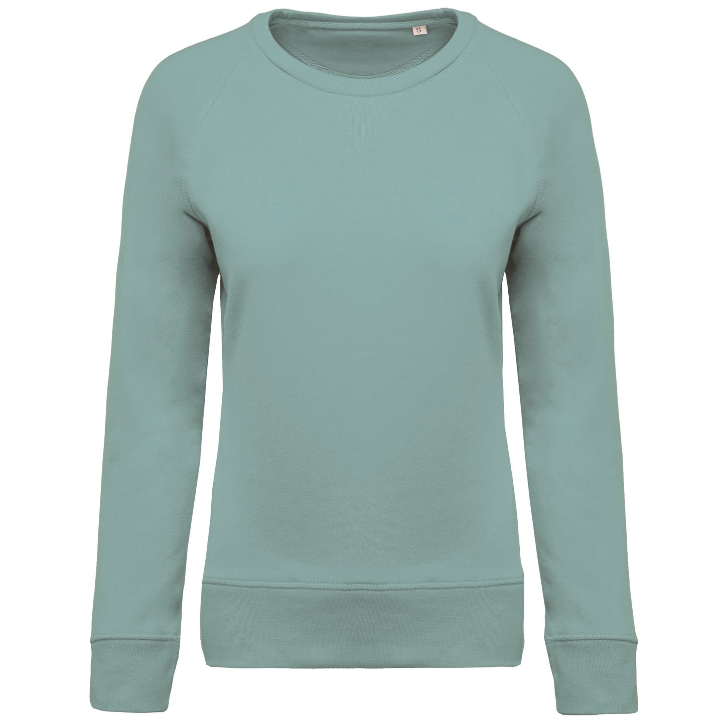 Damessweater BIO ronde hals raglanmouwen