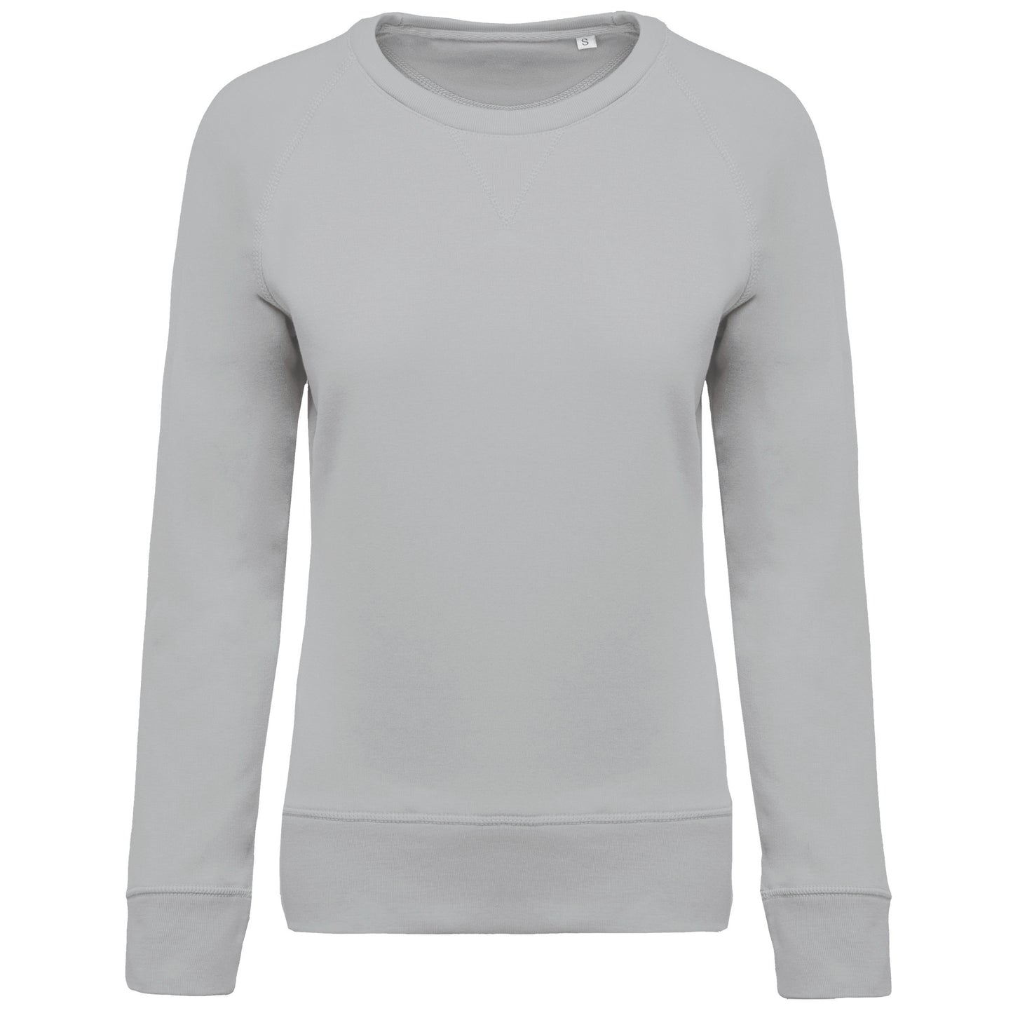 Damessweater BIO ronde hals raglanmouwen