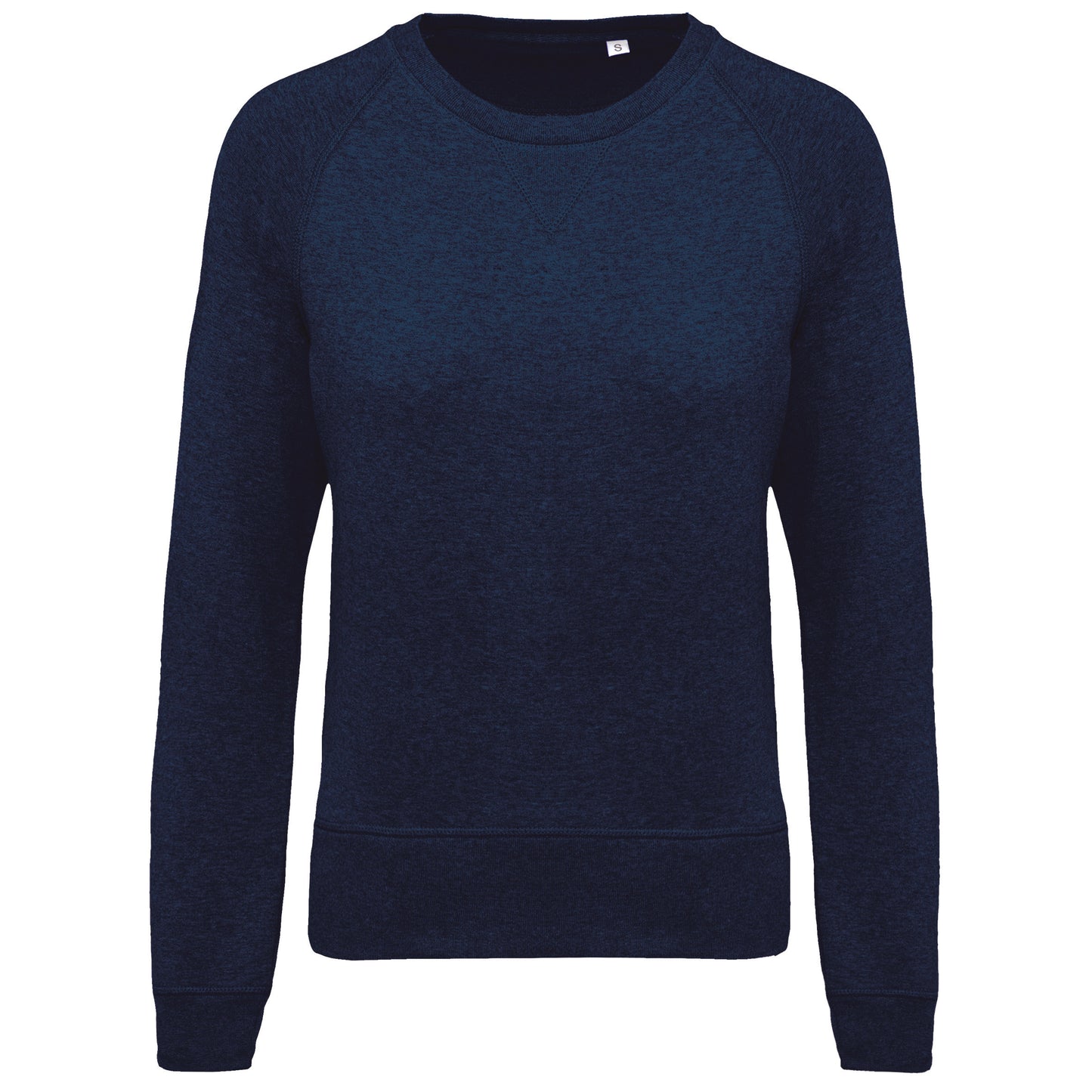 Damessweater BIO ronde hals raglanmouwen