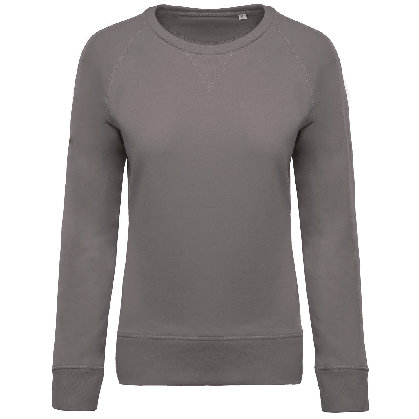 Damessweater BIO ronde hals raglanmouwen