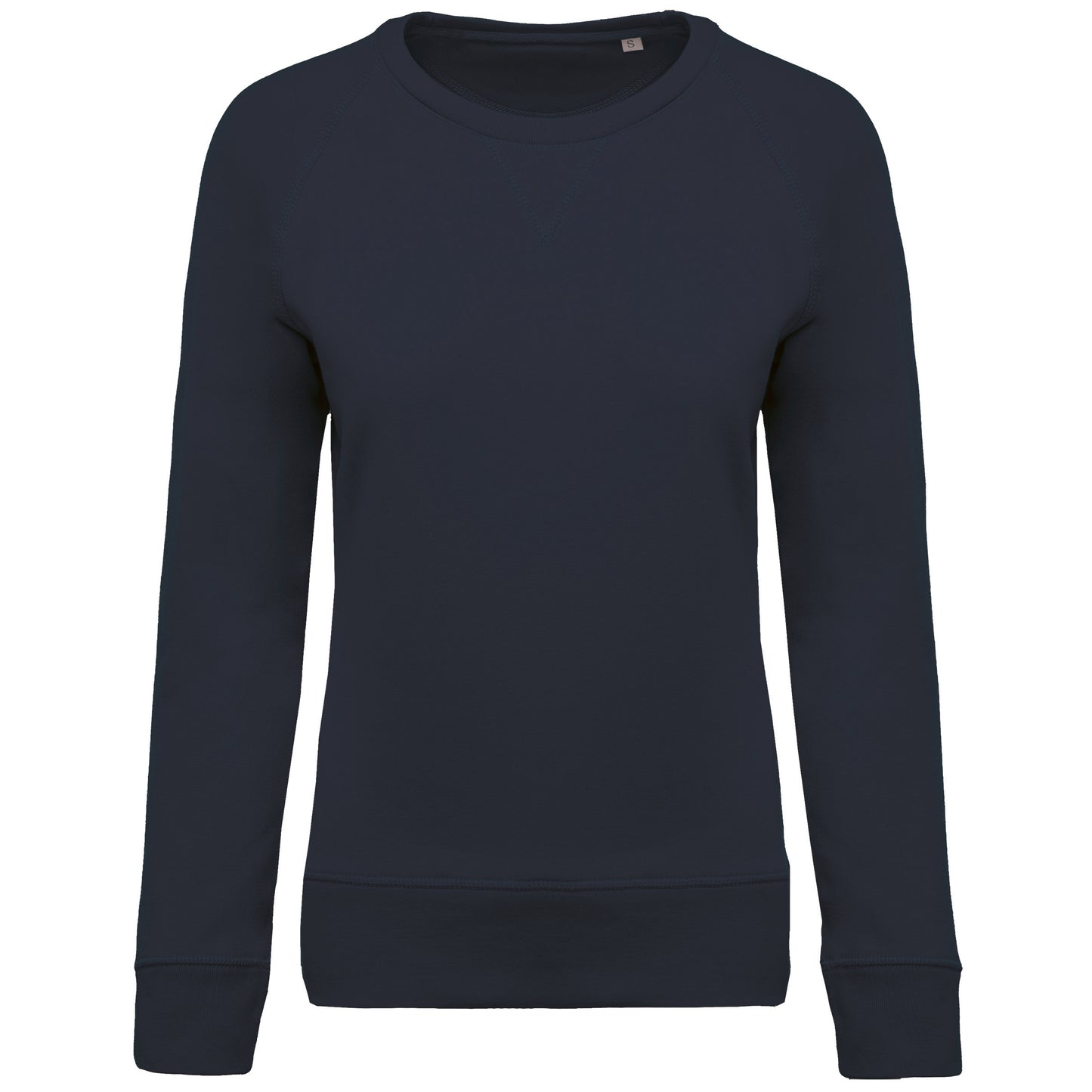 Damessweater BIO ronde hals raglanmouwen