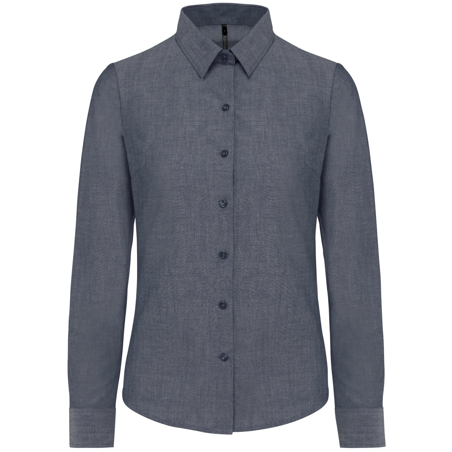 Dames oxford blouse lange mouwen