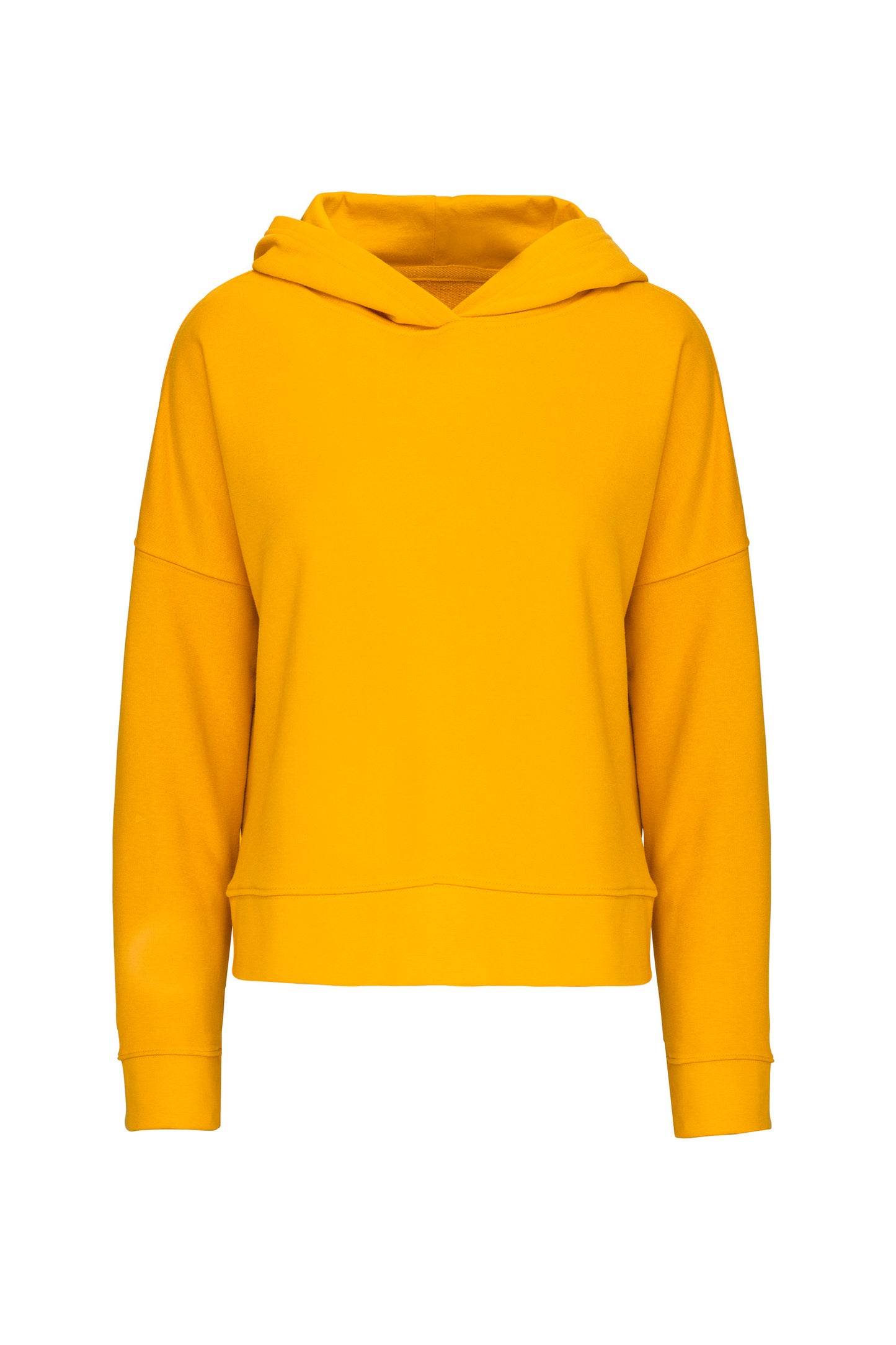 Bio lounge damessweater met capuchon
