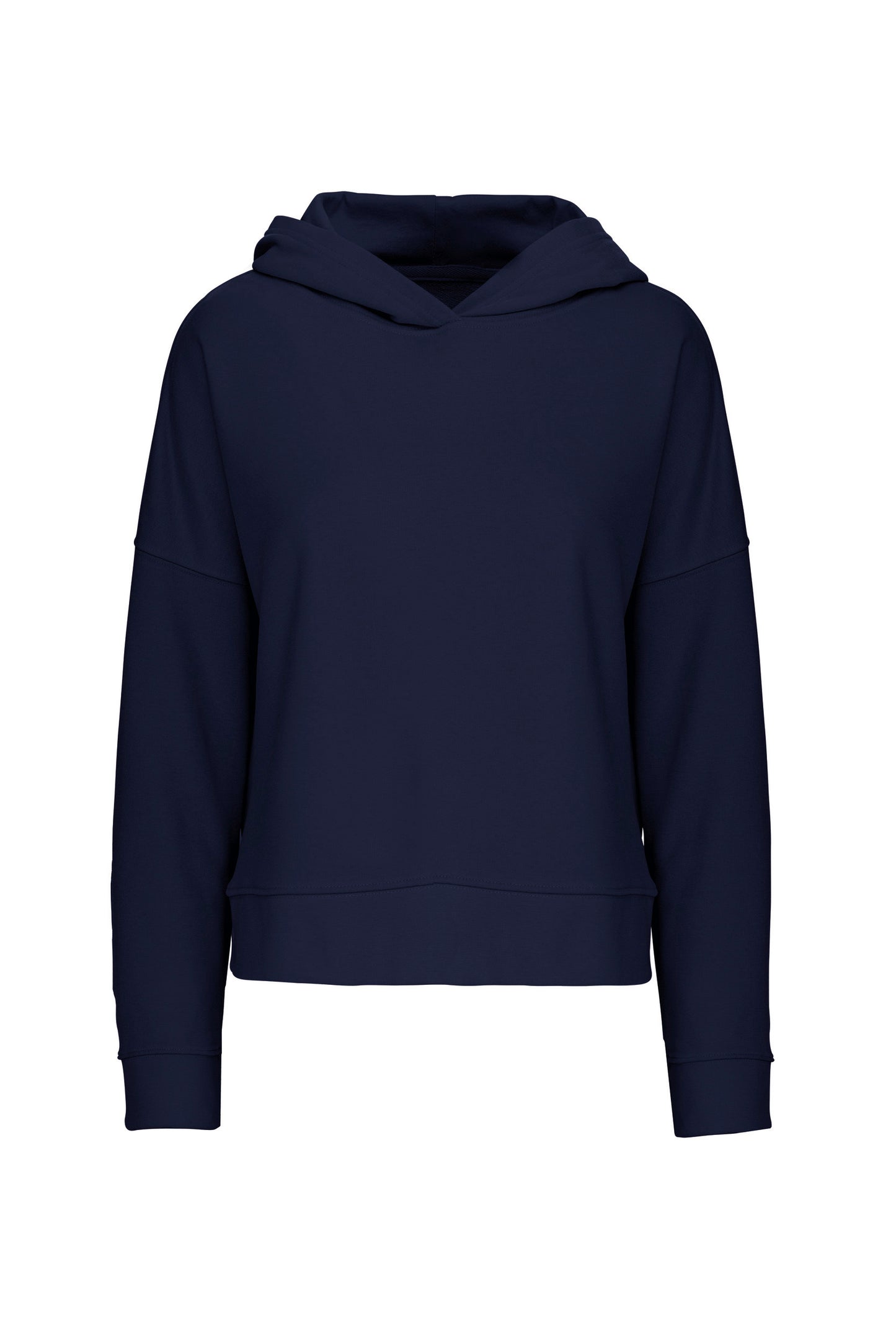 Bio lounge damessweater met capuchon