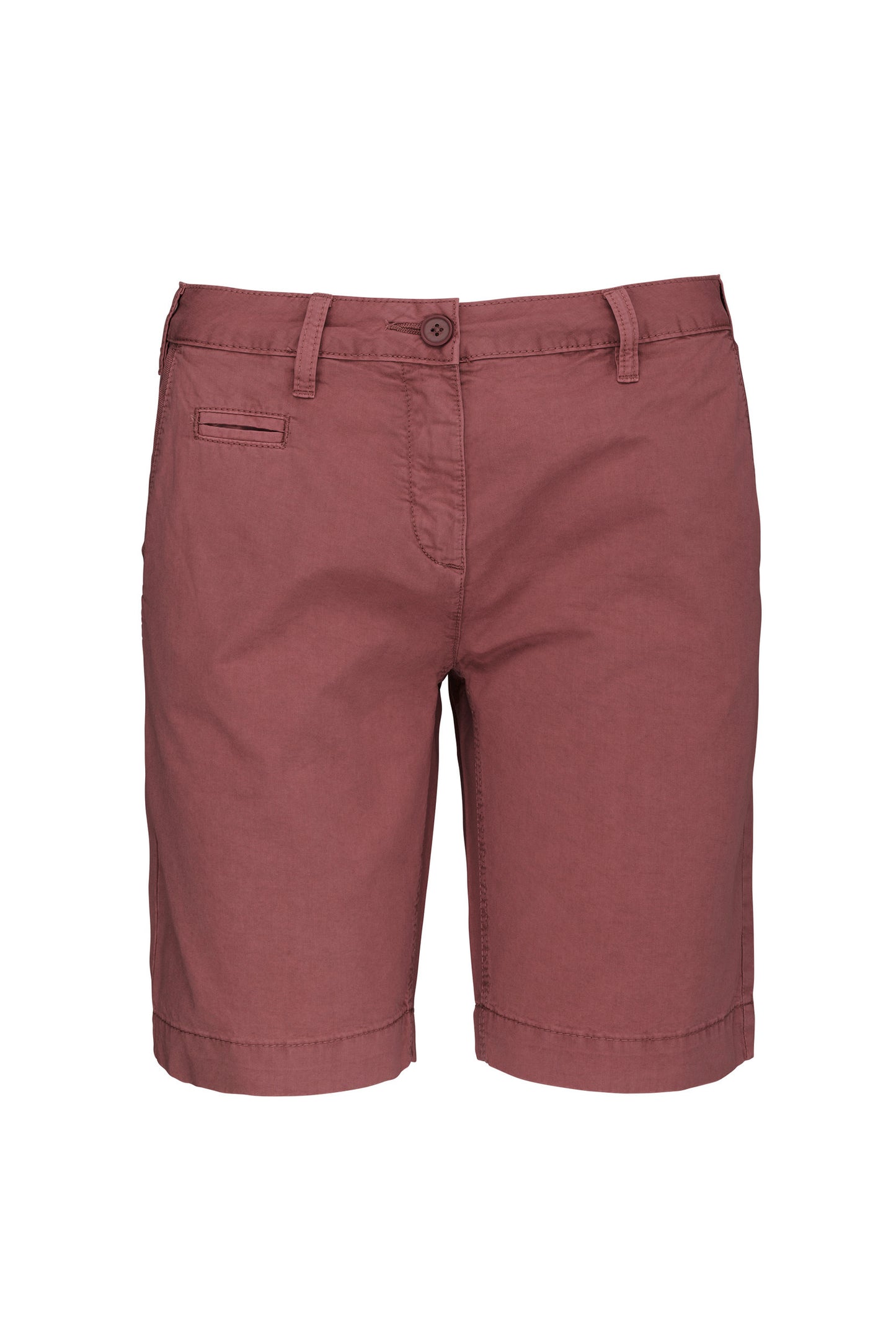 Damesbermuda met verwassen look