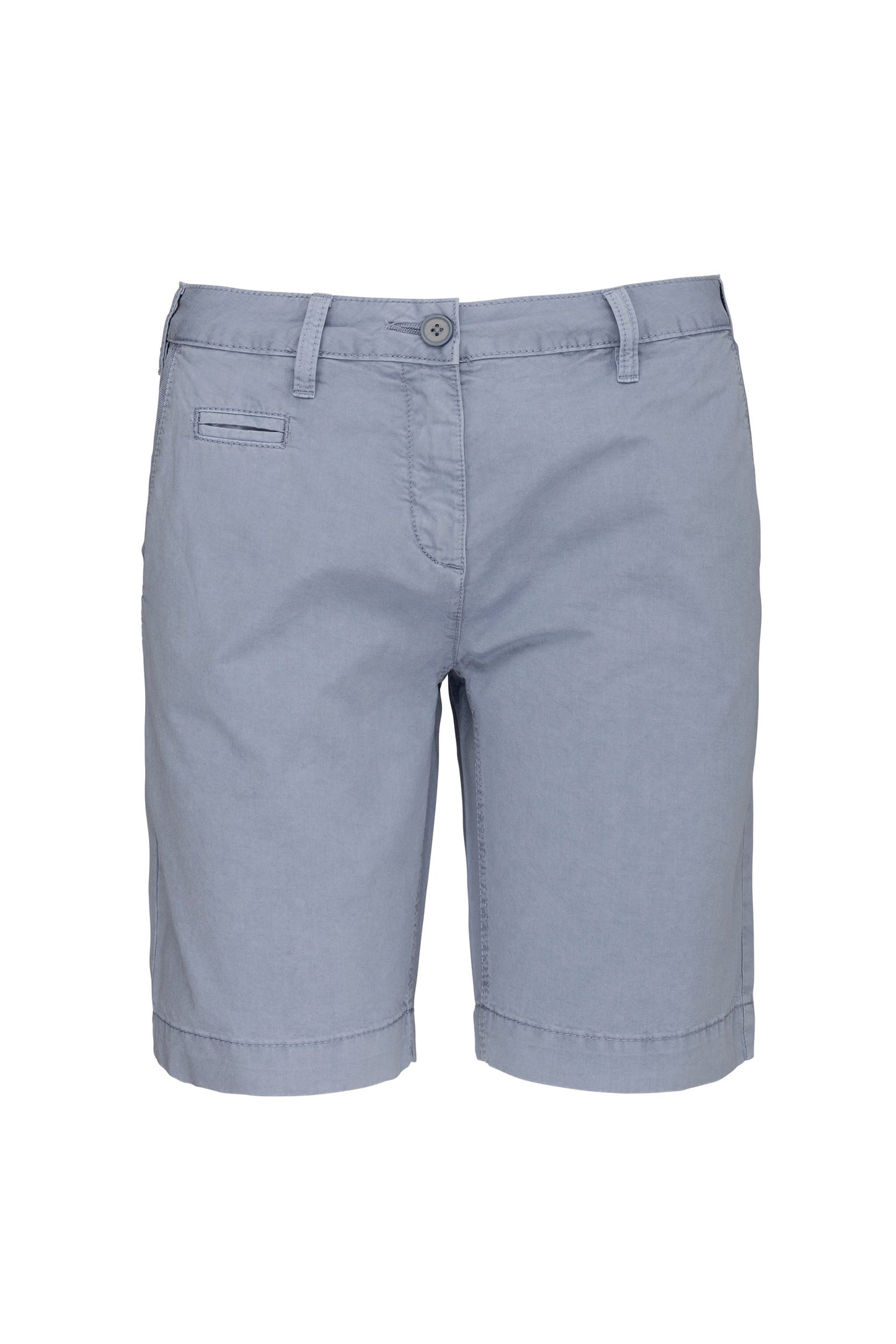 Damesbermuda met verwassen look