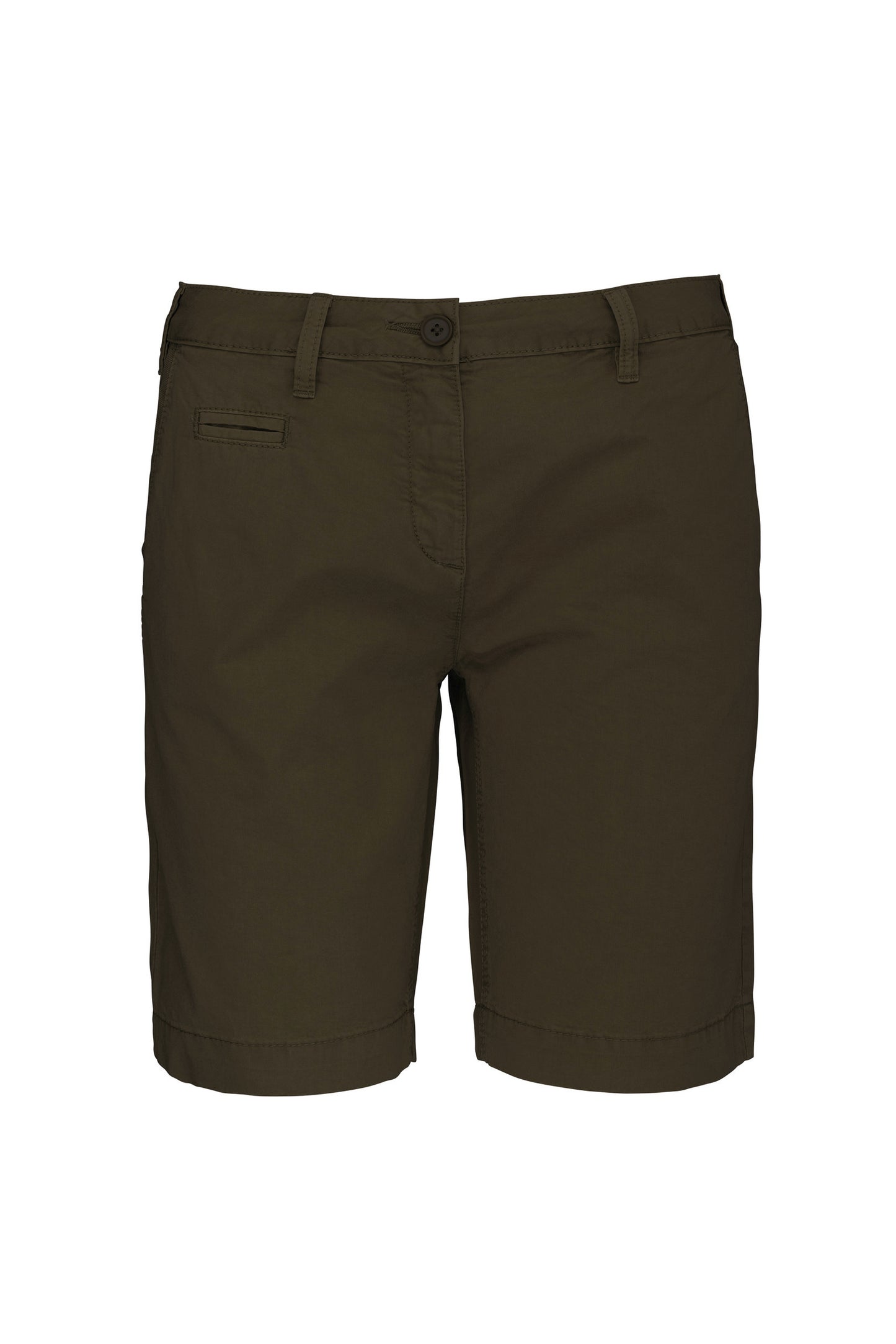 Damesbermuda met verwassen look