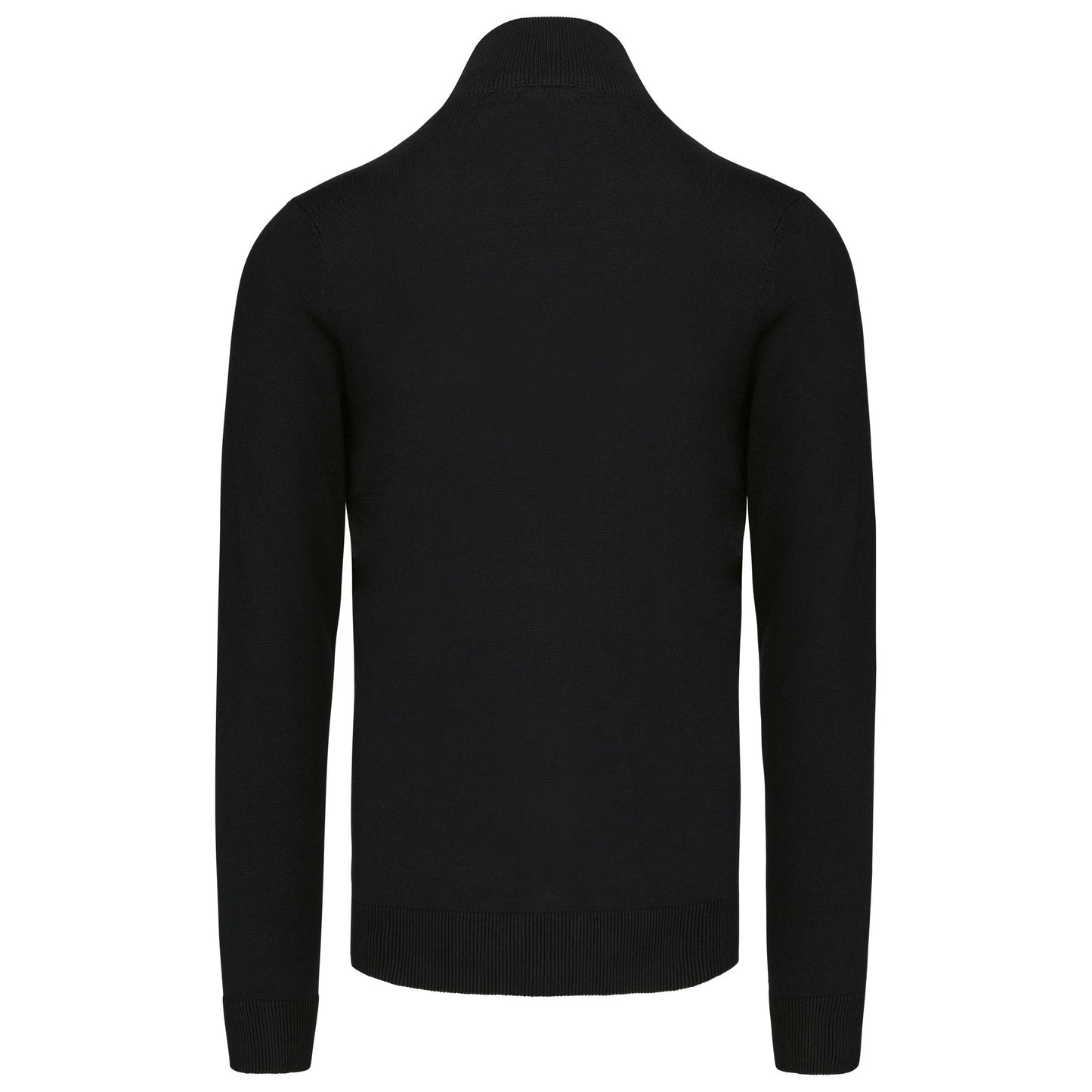 Heren pullover met ritskraag