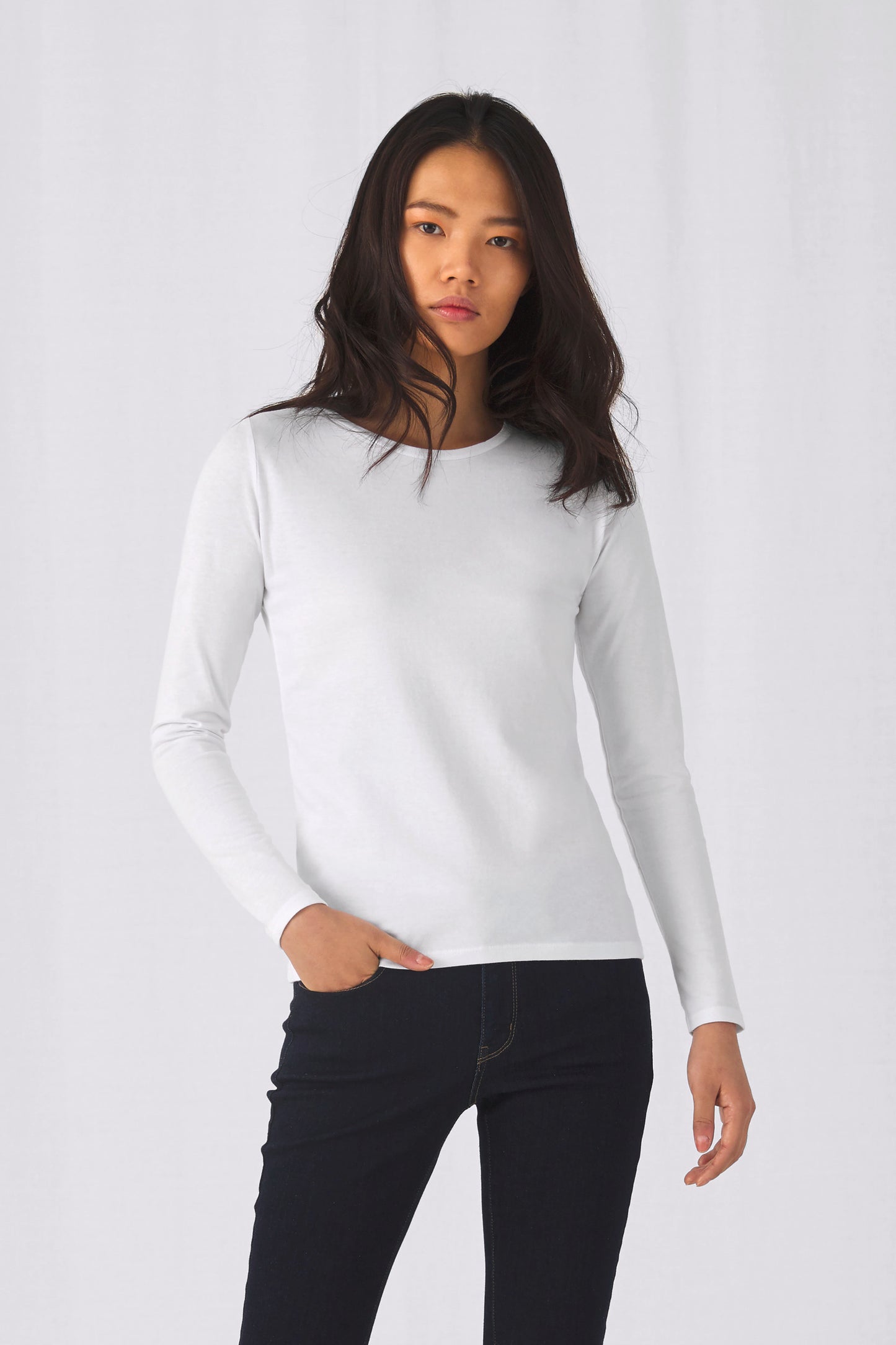 E190 Ladies' T-shirt long sleeve