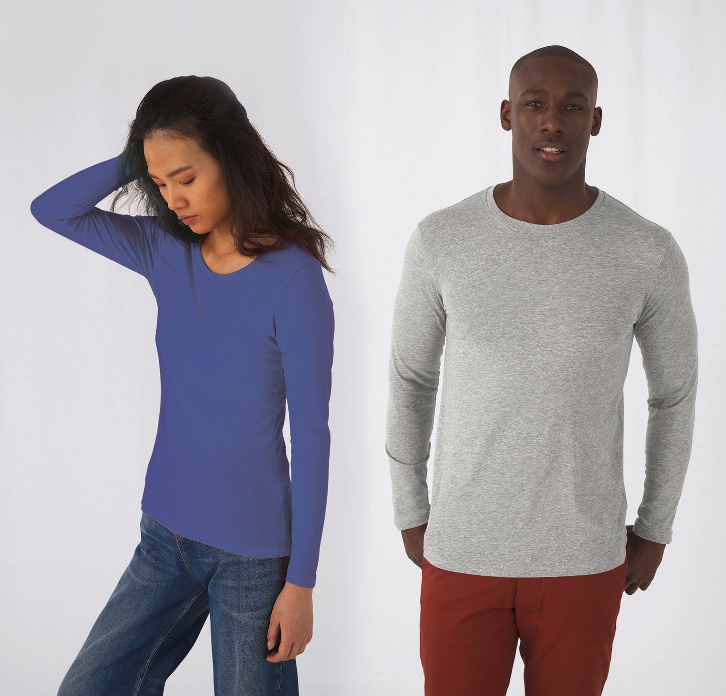 Men's organic Inspire long-sleeve T-shirt