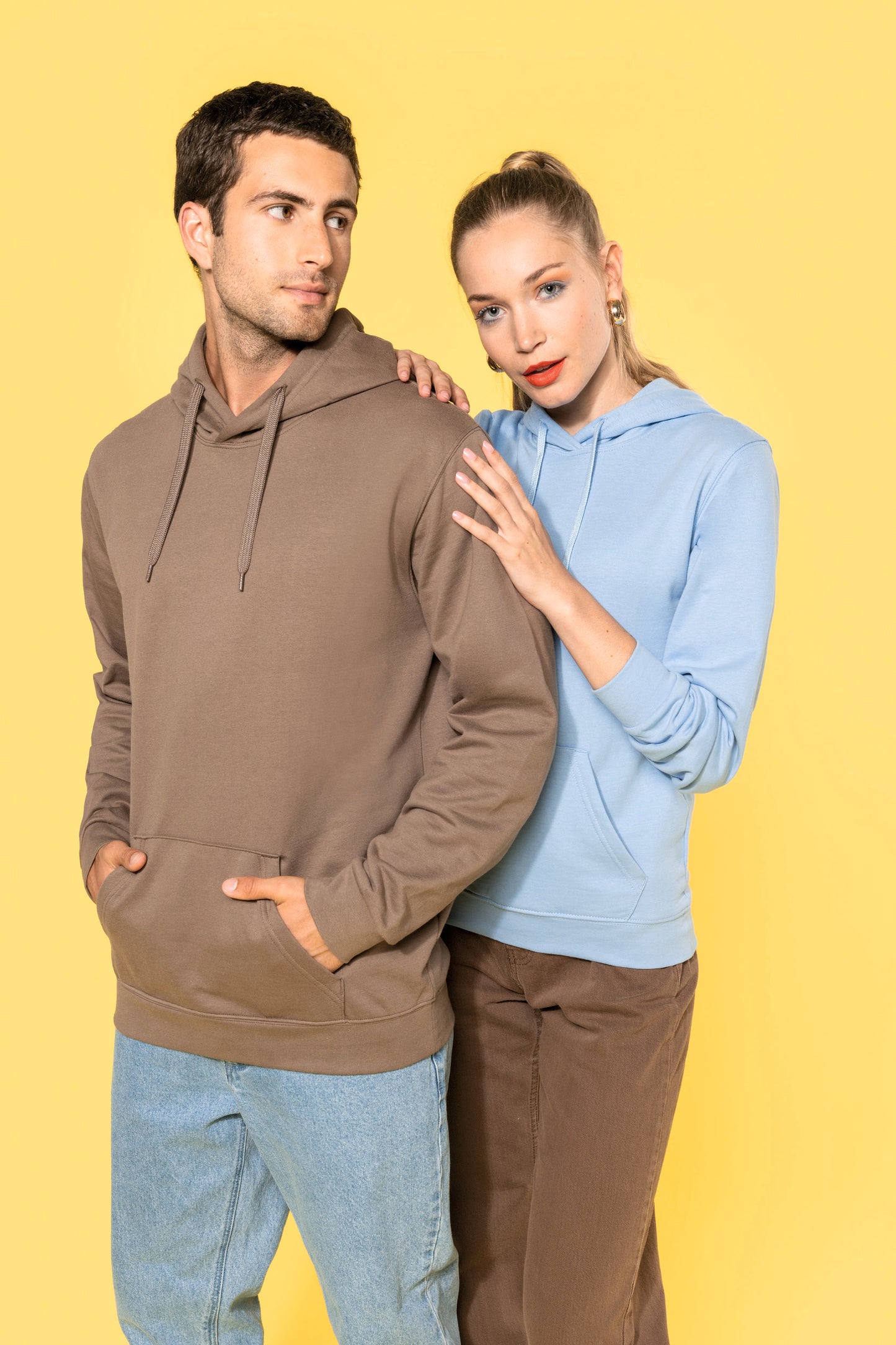 Herensweater met capuchon