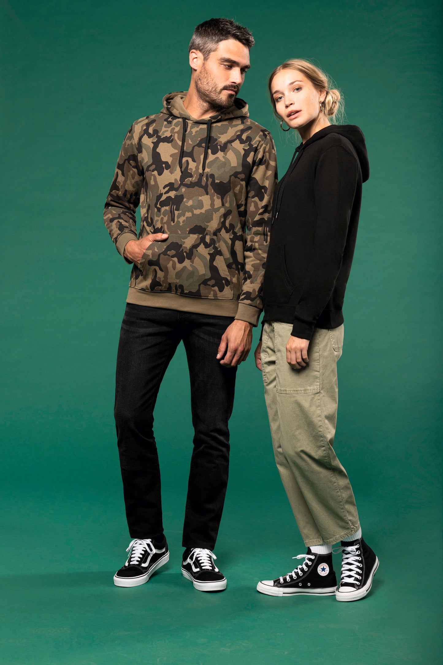 Herensweater met capuchon