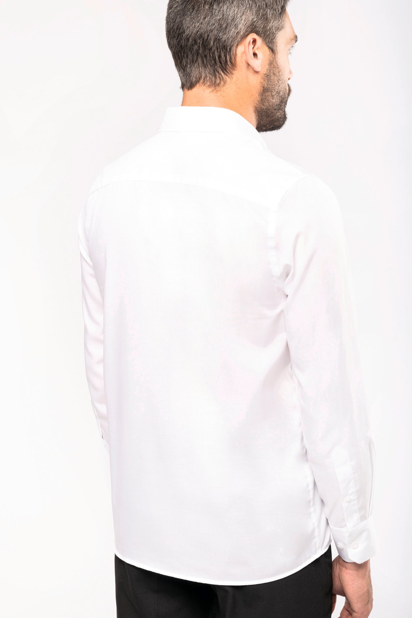 Getailleerd heren non-iron overhemd lange mouwen