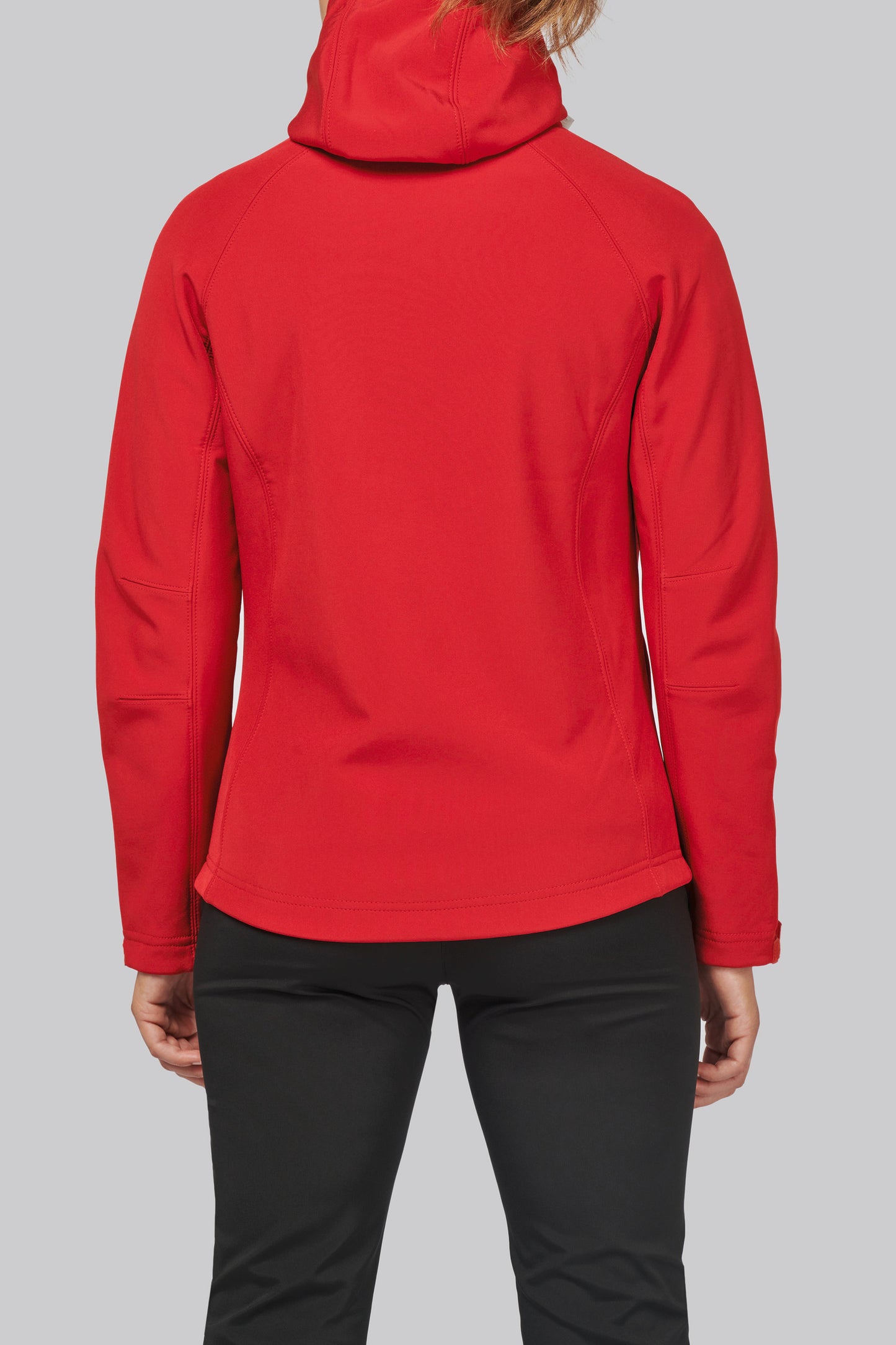 Dames softshell jas met afneembare capuchon