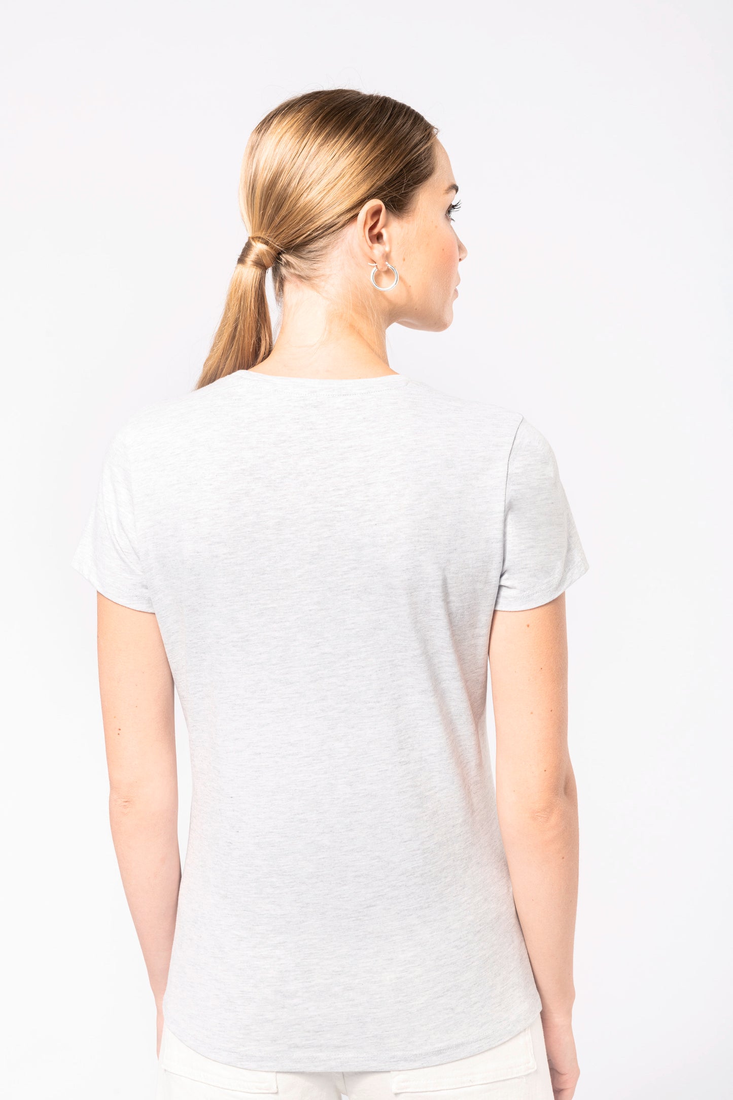 Dames t-shirt ronde hals korte mouwen