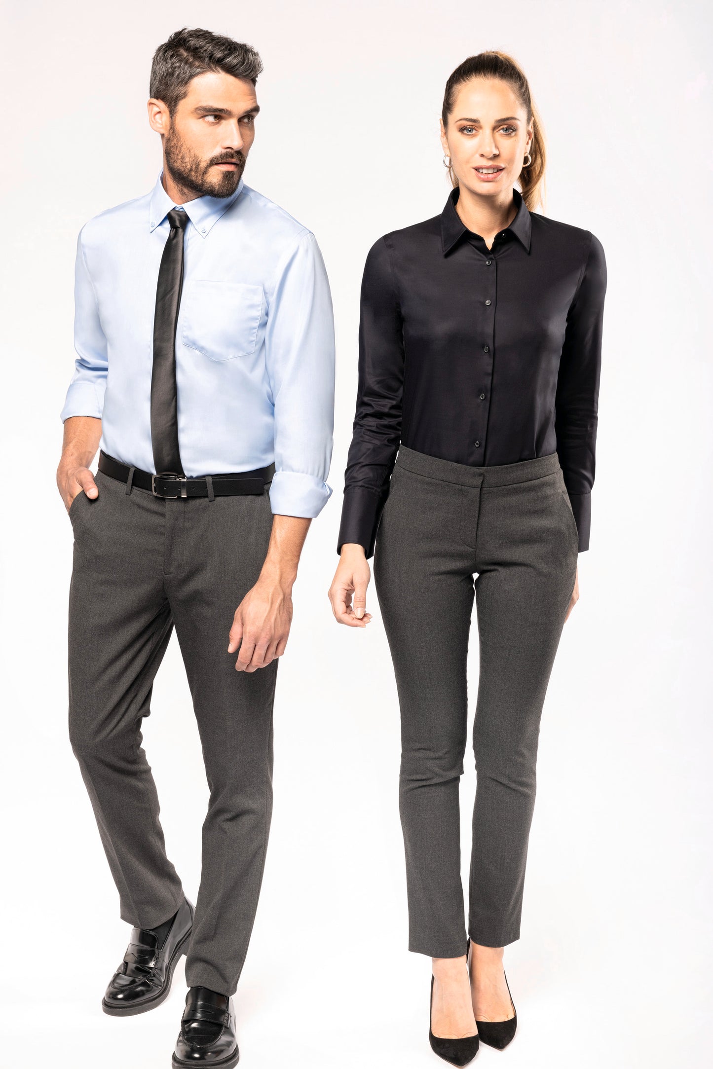 Dames non-iron blouse lange mouwen