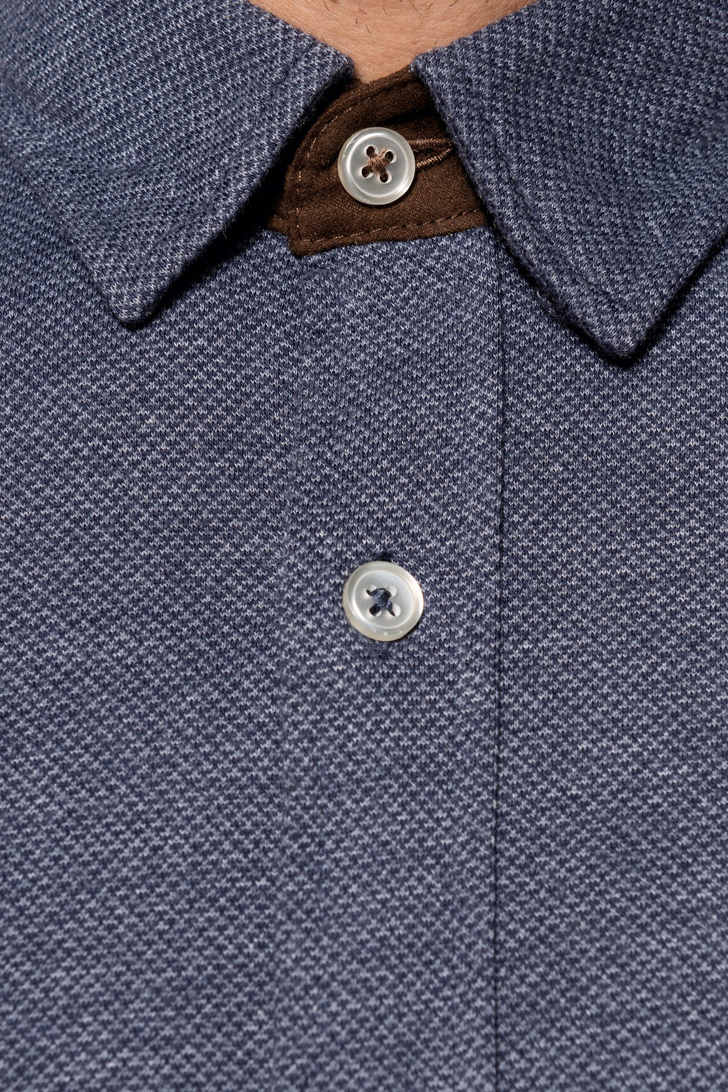Jacquard overhemd lange mouwen