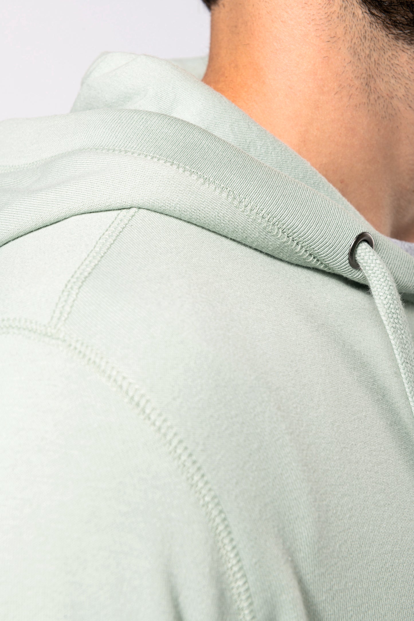 Ecologische uniseks sweater met capuchon en rits