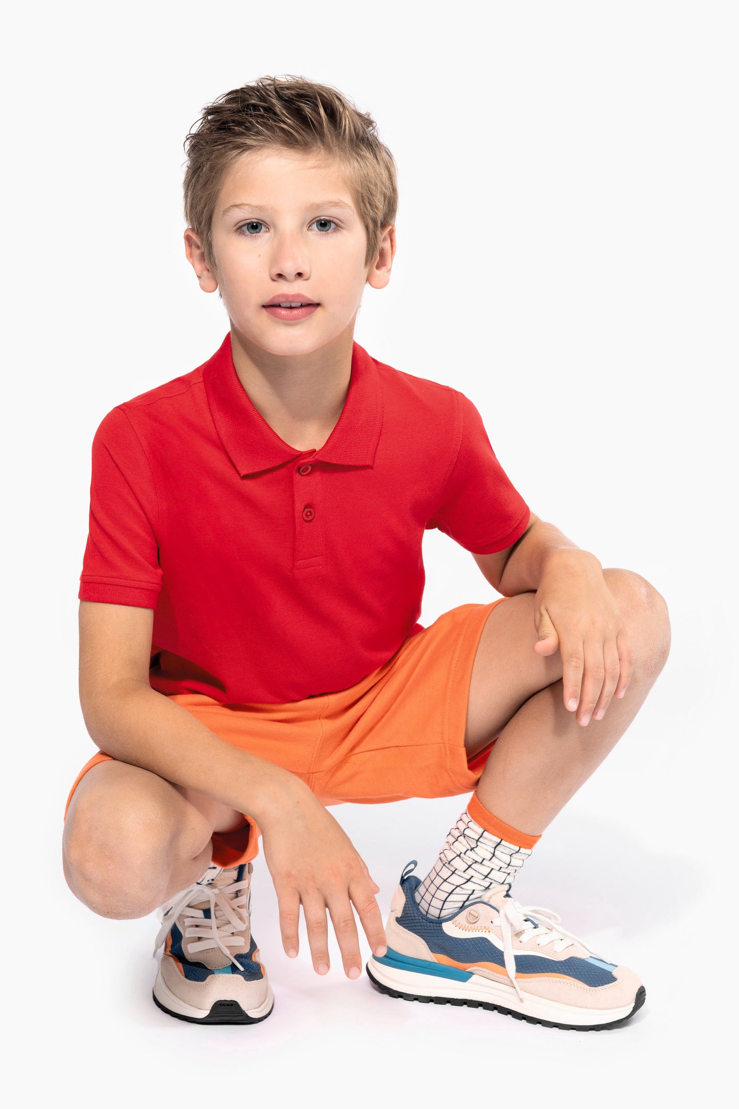 Kinderpolo met korte mouwen